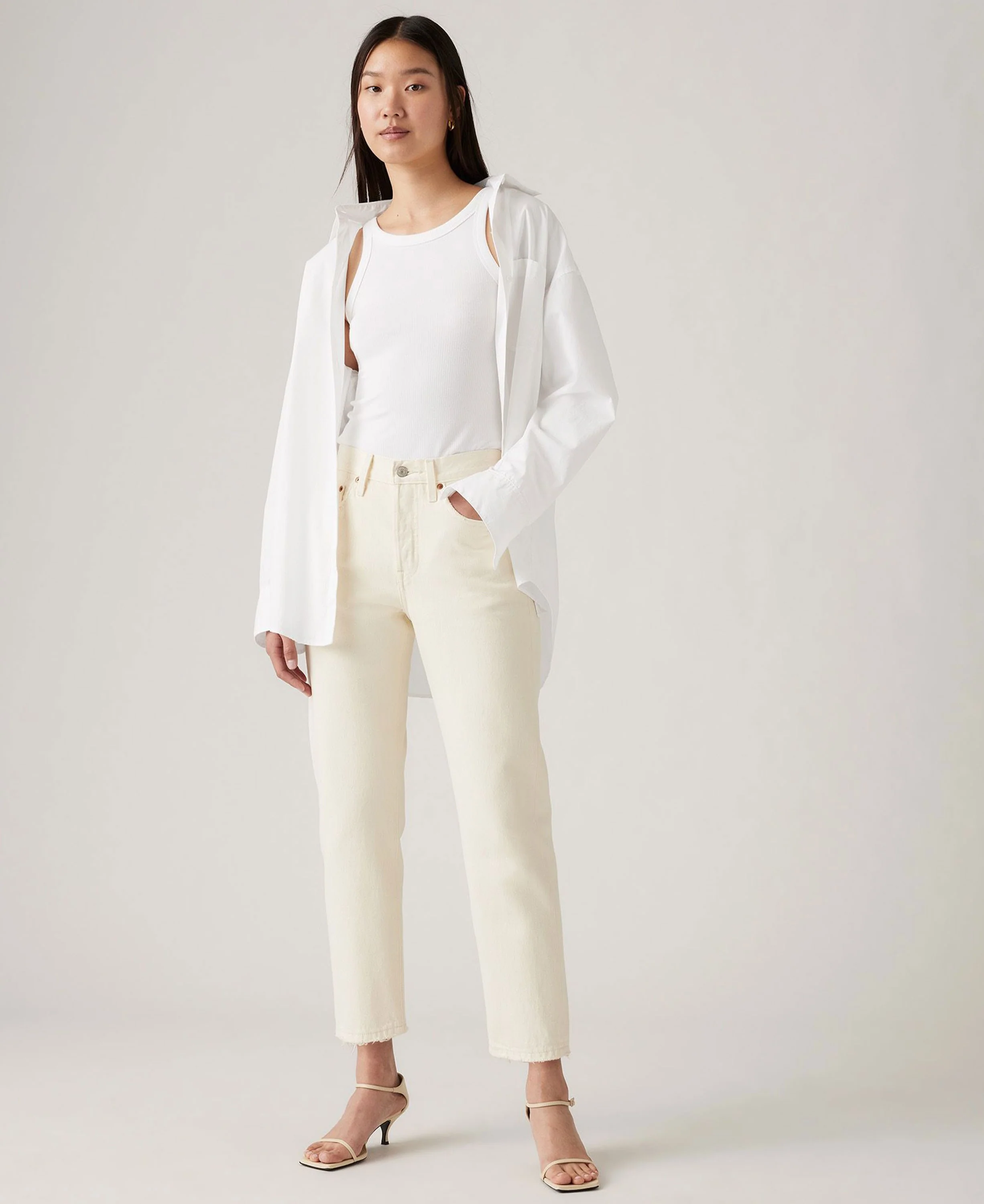 501® Crop - Ecru Booper No Damage Whites - Image 3