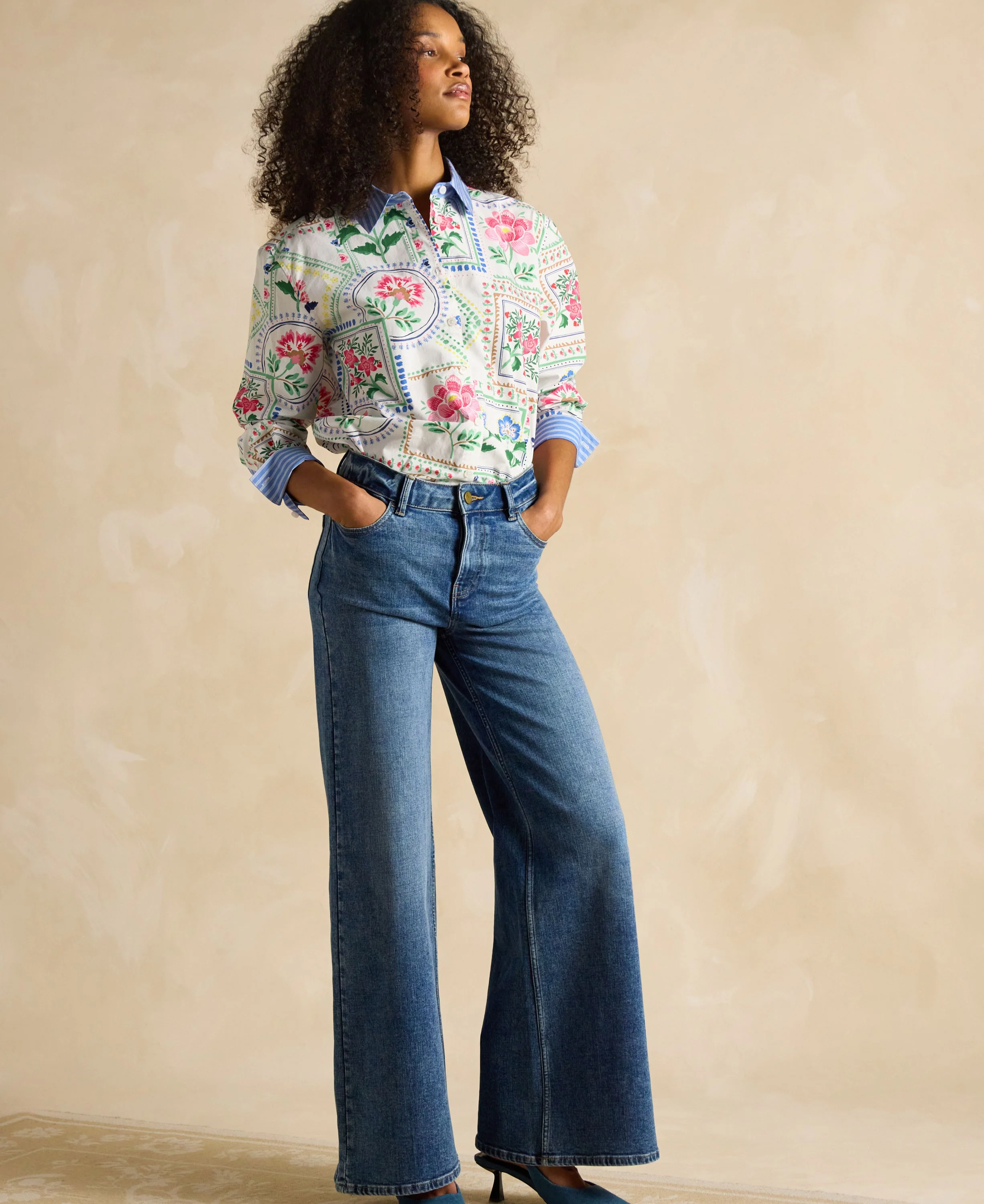 Amilla Shirt - Mosaic Floral - Image 4