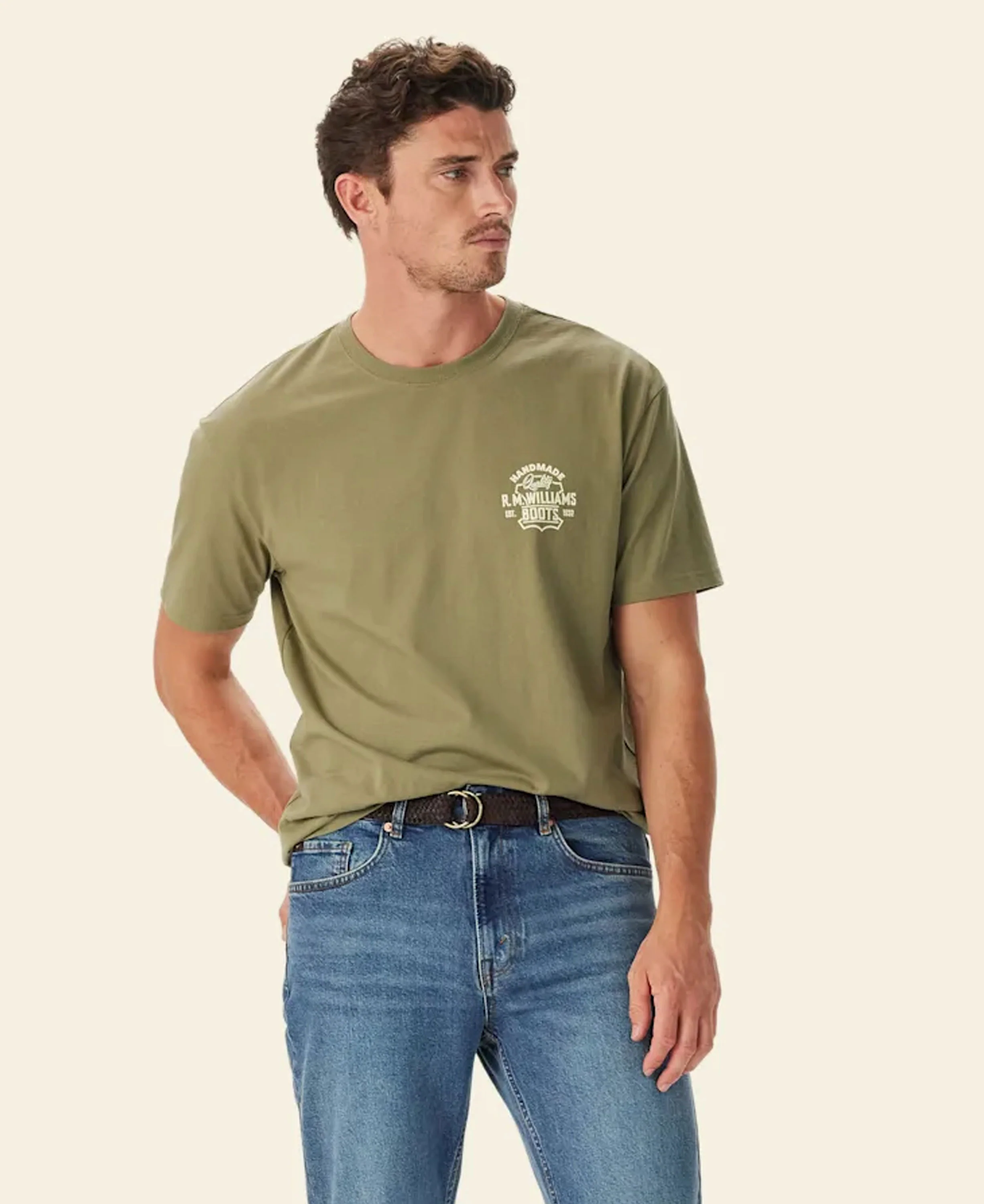 Boots T-Shirt - Sage - Image 3