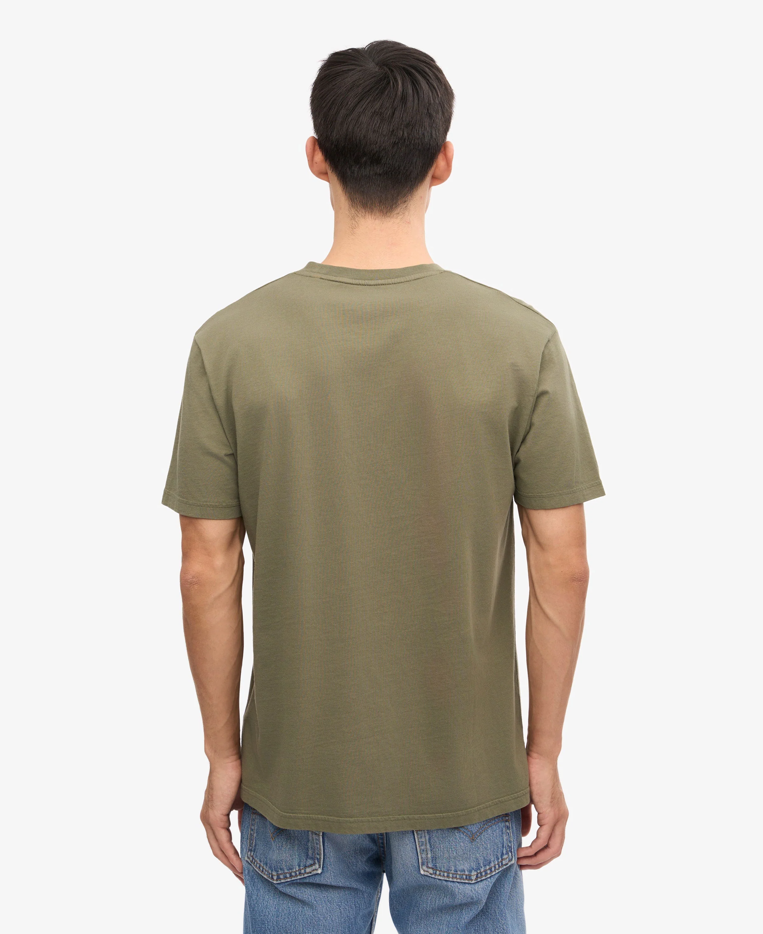 Classic Organic Tee - Dusty Olive - Image 4