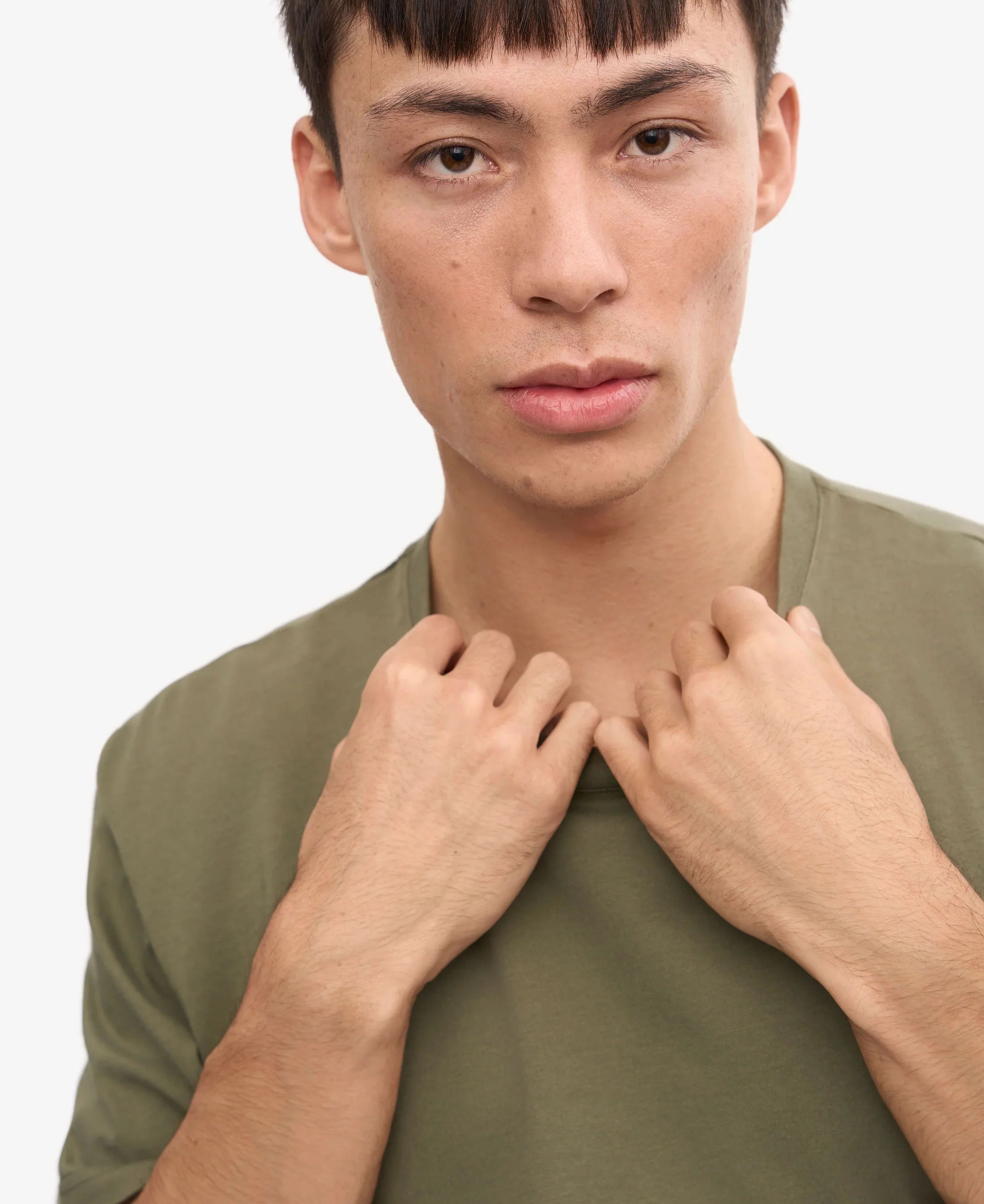Classic Organic Tee - Dusty Olive - Image 6