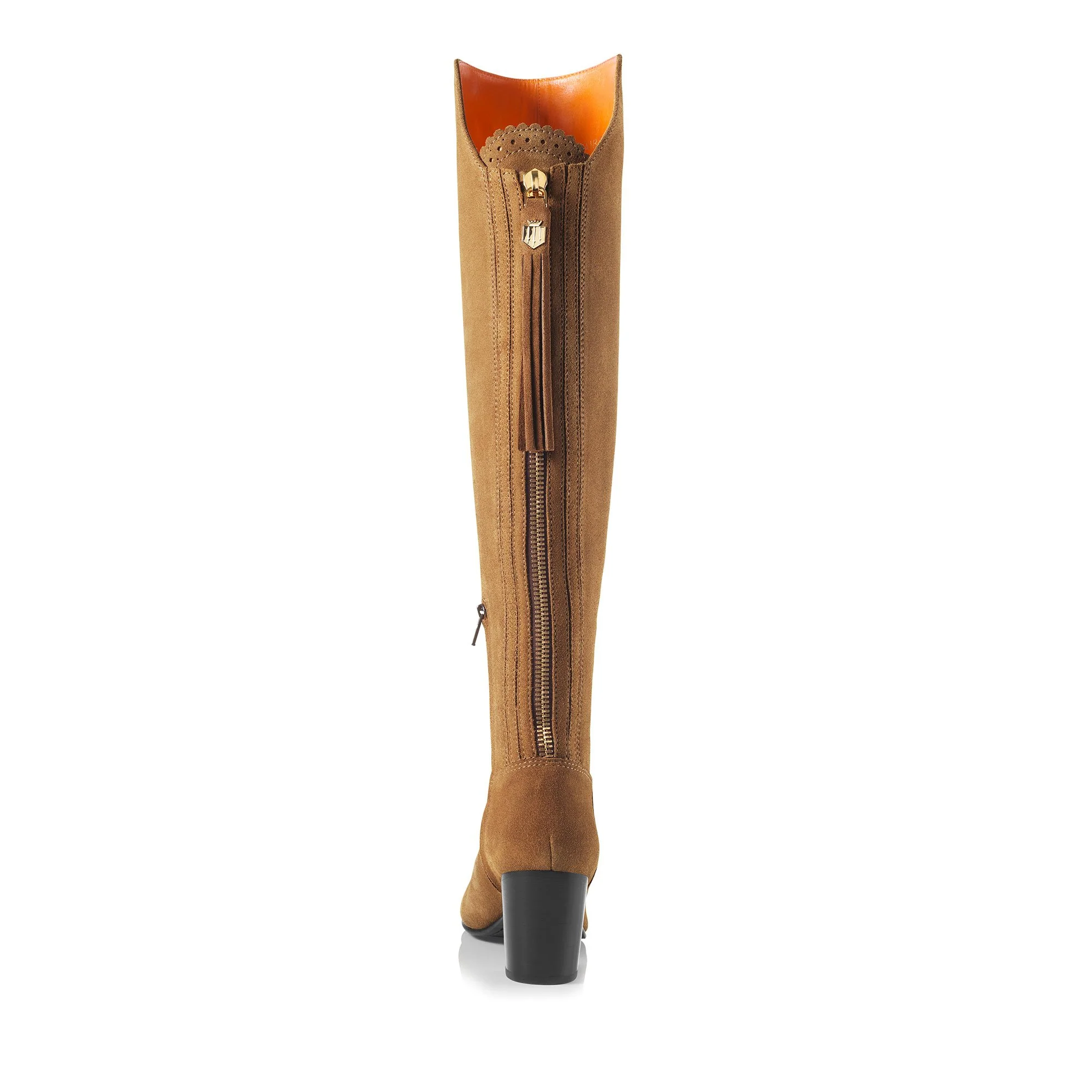 Amira Heeled Boot - Tan - Image 4