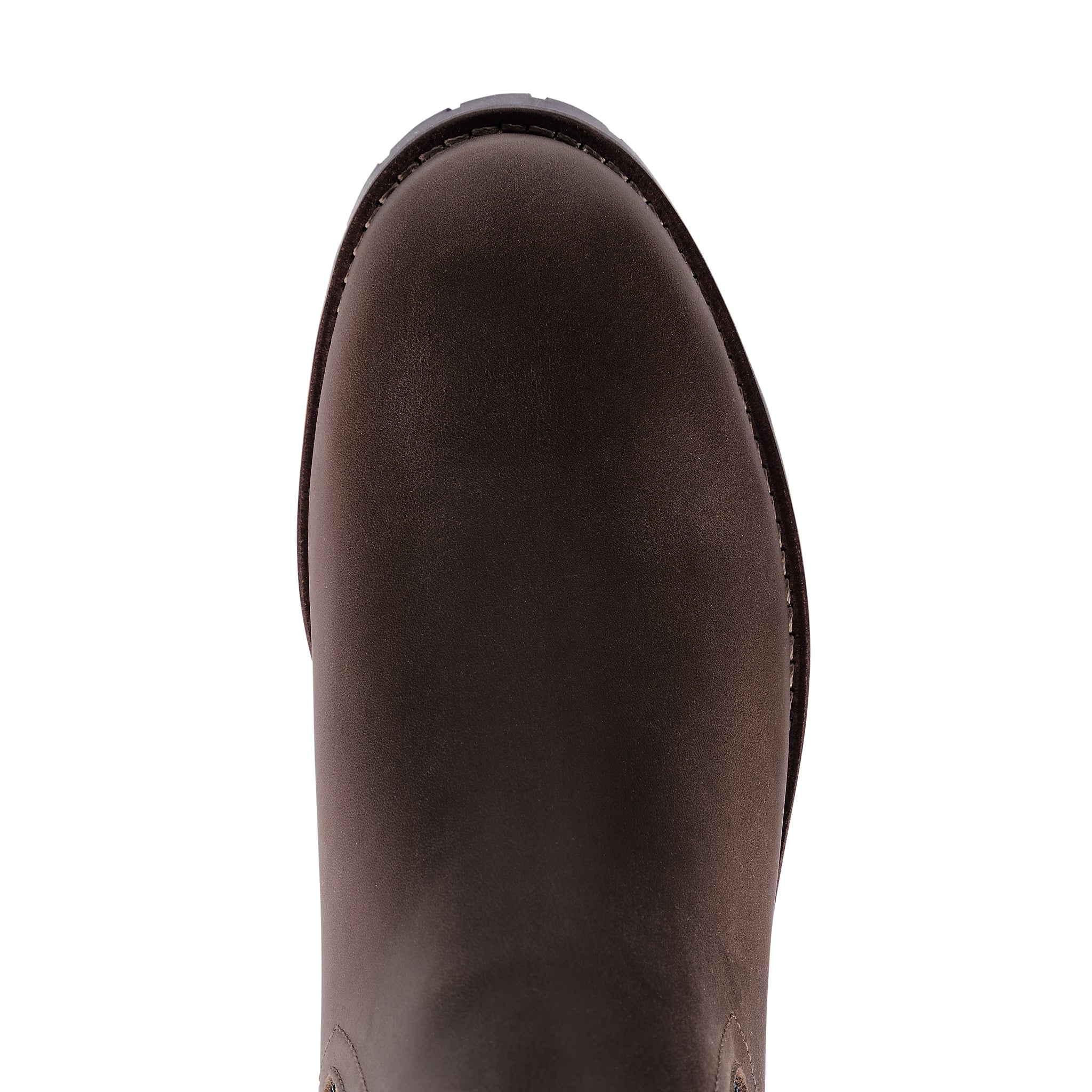 Sheepskin Boudica Boot - Mahogany Leather - Image 5