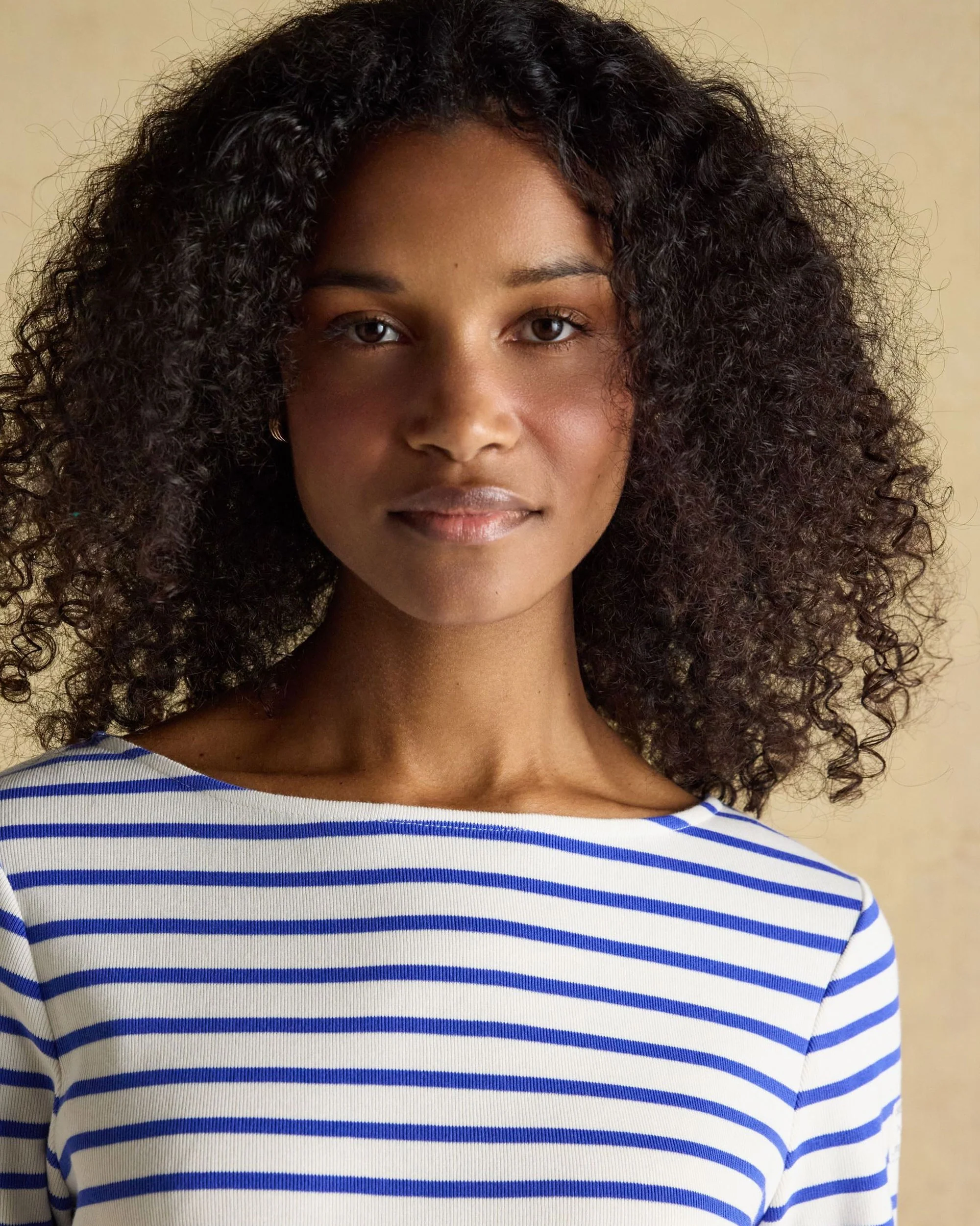 Harbour Long Sleeve Breton Top - Blue/White Stripe - Image 6