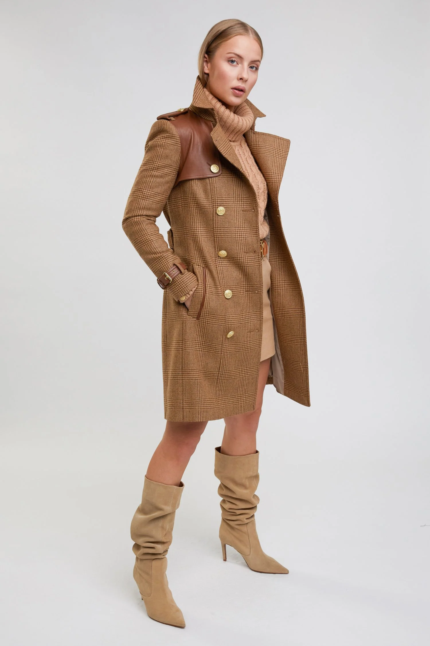 Marlborough Trench Coat - Tawny - Image 3