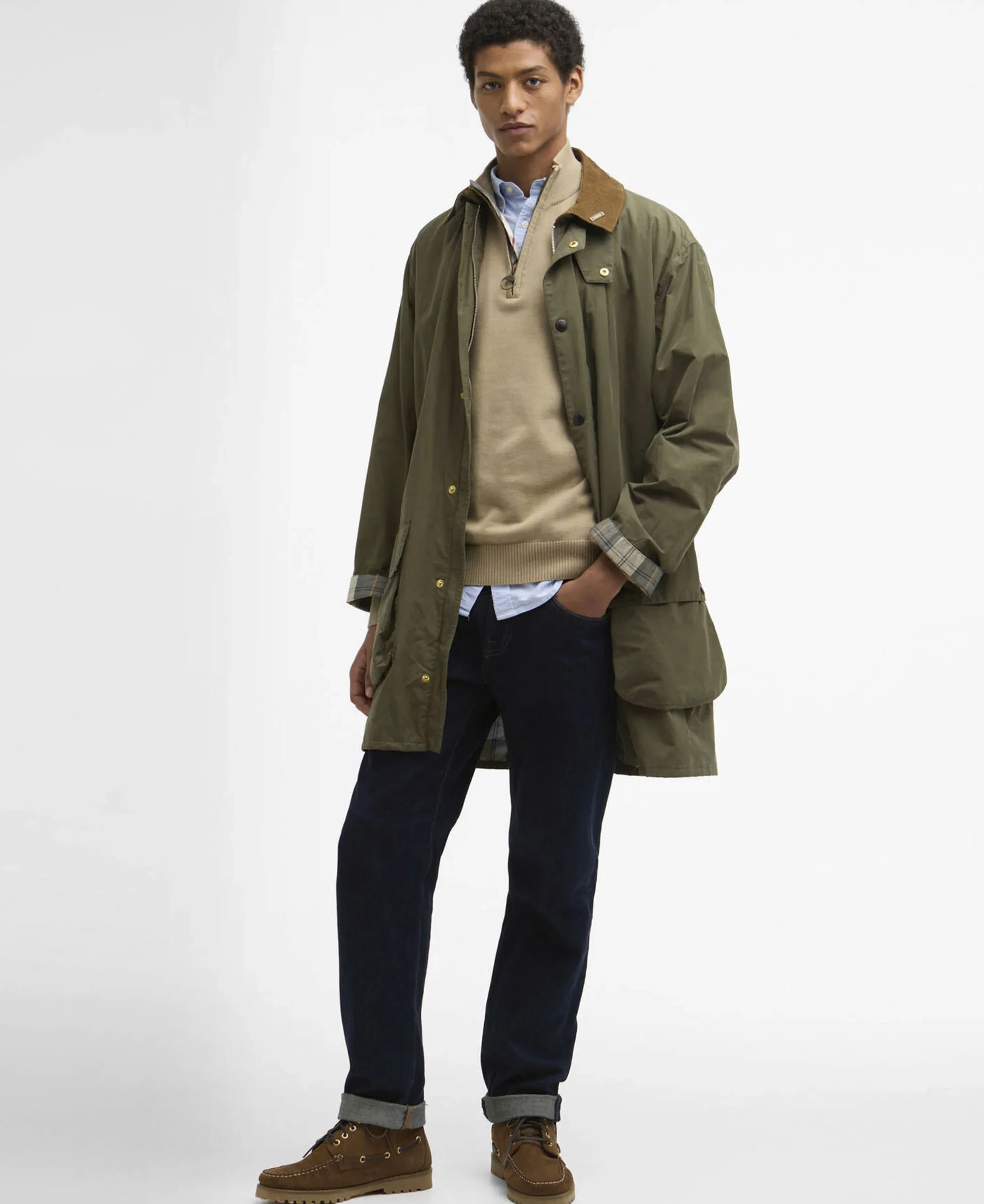Icons Border Casual Jacket - Ivy Green - Image 2