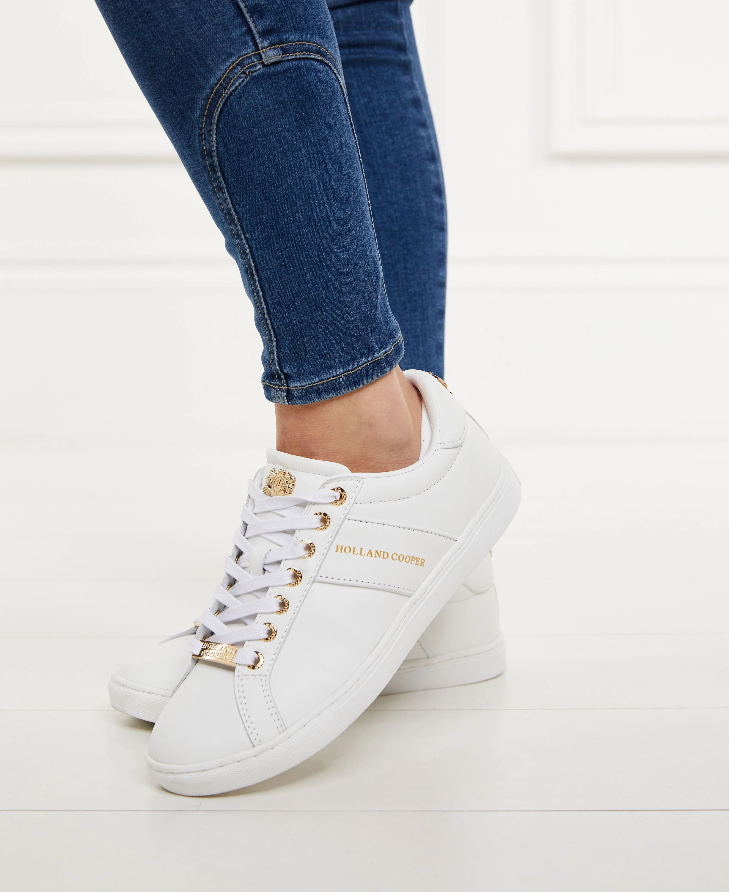 Knightsbridge Court Trainer - White - Image 12