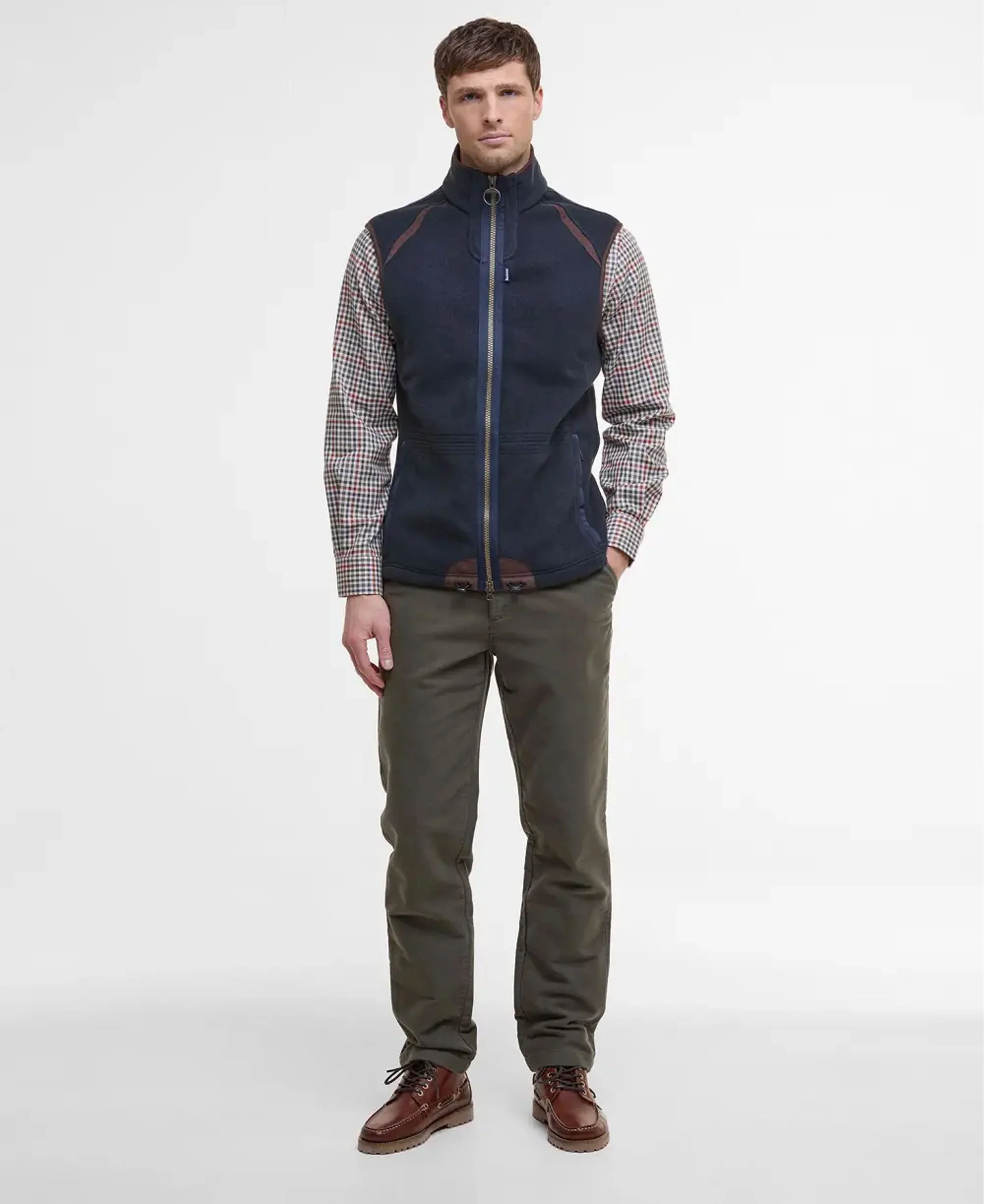 Langdale Fleece Gilet - Navy - Image 3