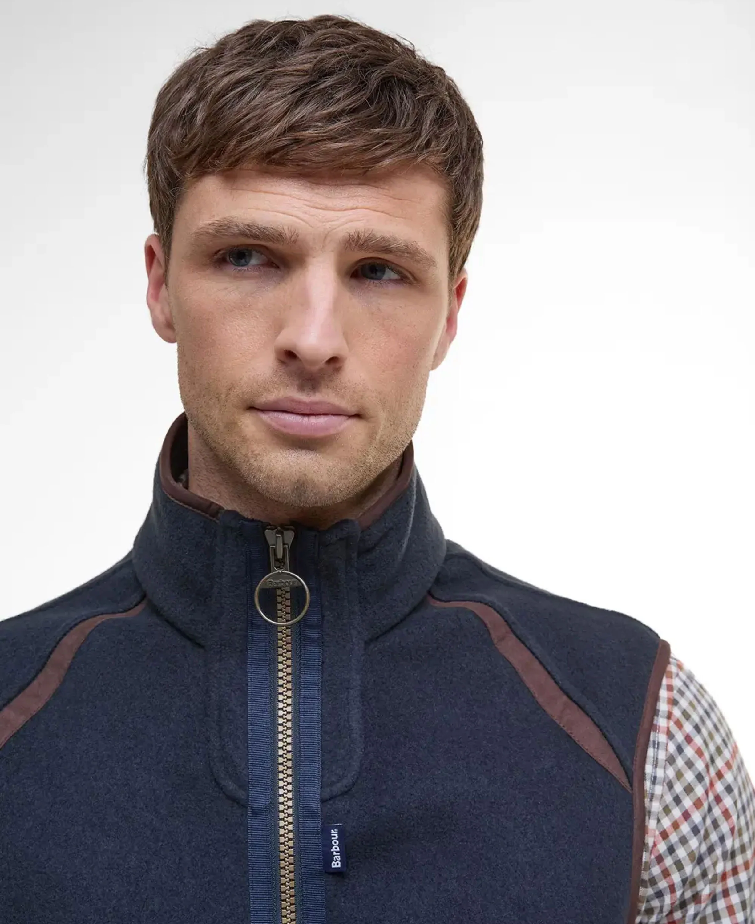 Langdale Fleece Gilet - Navy - Image 5