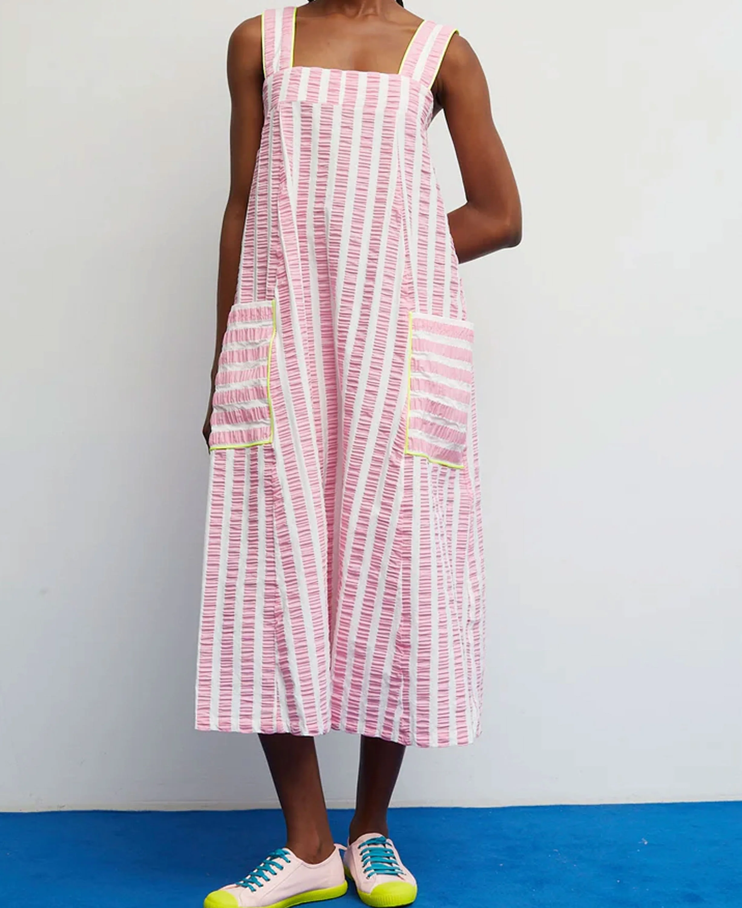 Lemonade Dress - Rose Stripes - Image 2