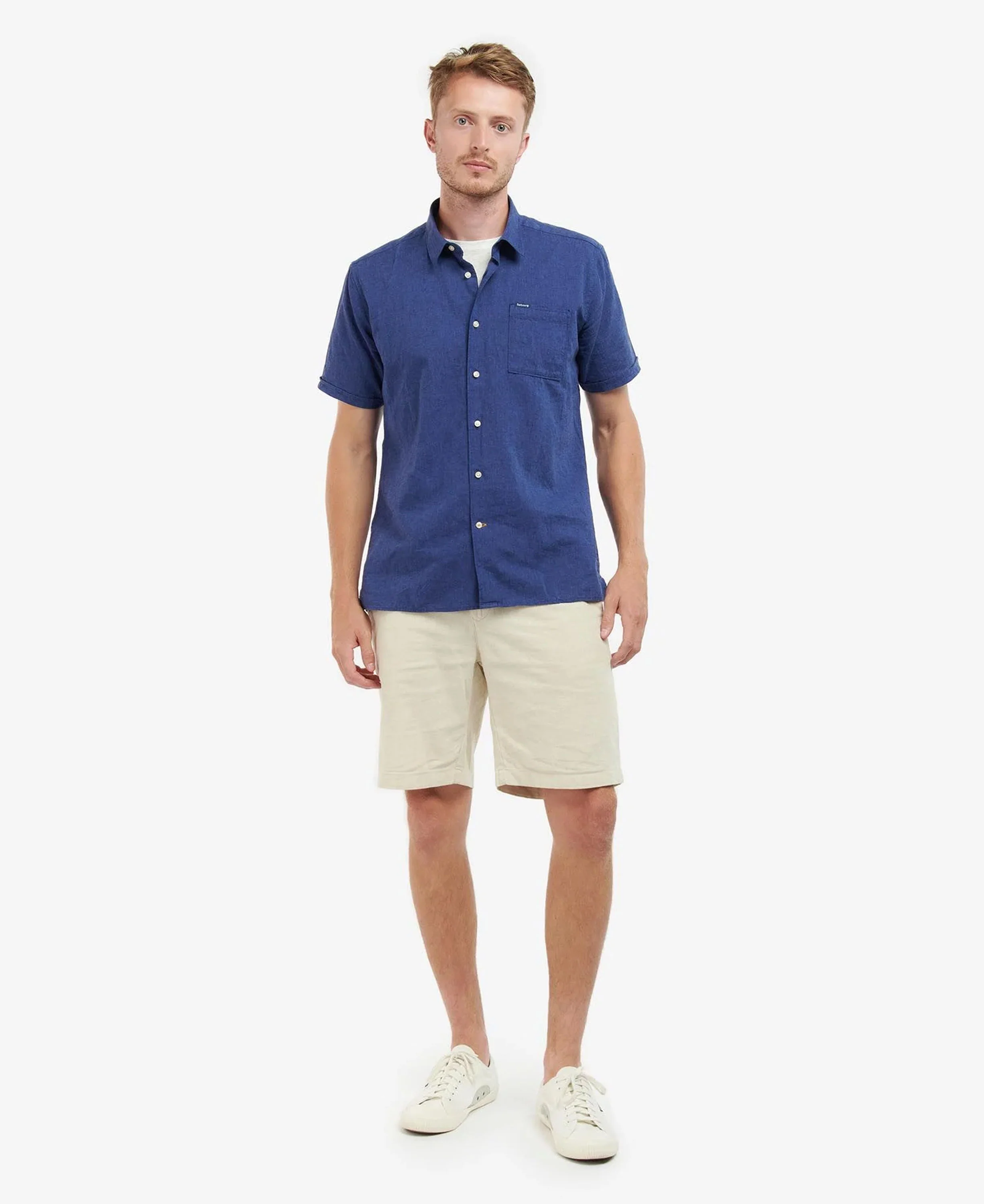 Nelson Short-Sleeve Regular Shirt - Indigo - Image 4