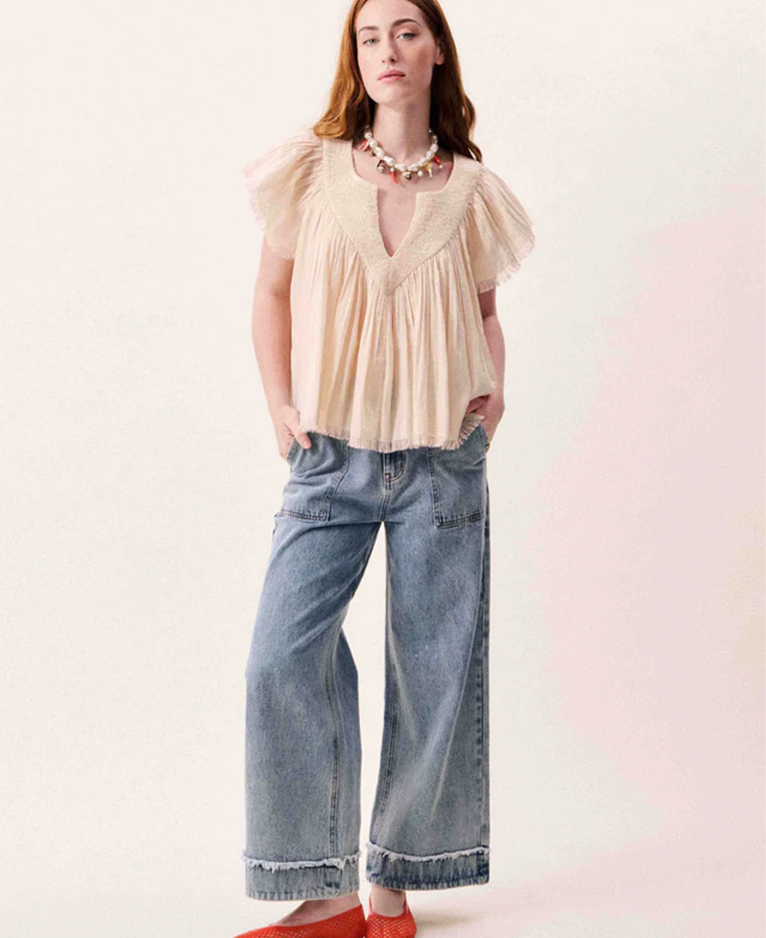 Novaelle Blouse - Rouge - Image 2
