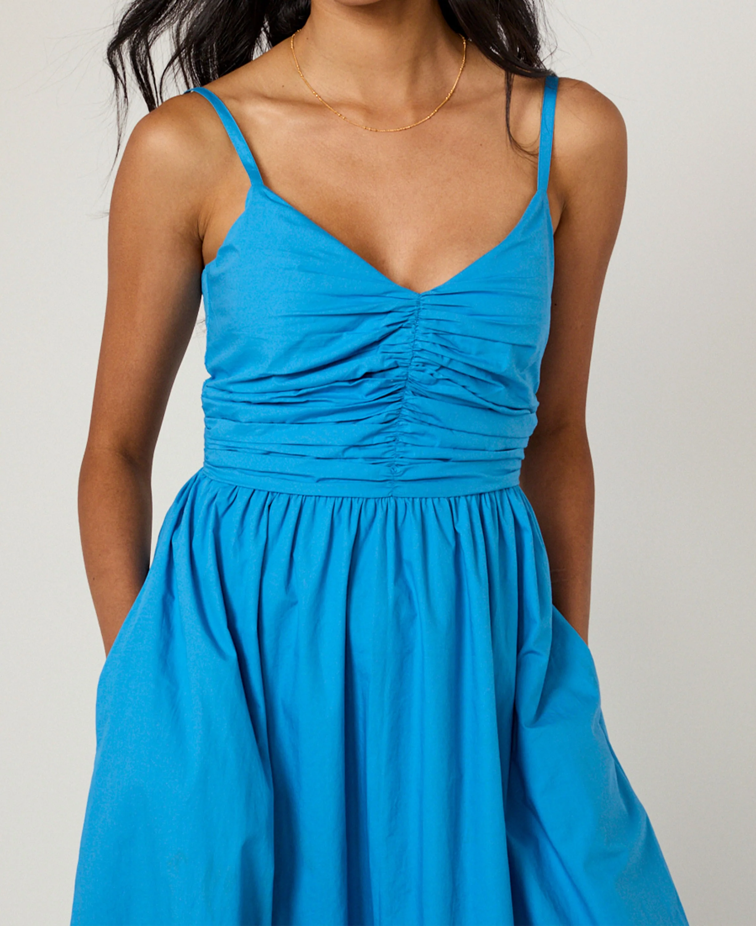 Paige Midi Dress - Blue - Image 4