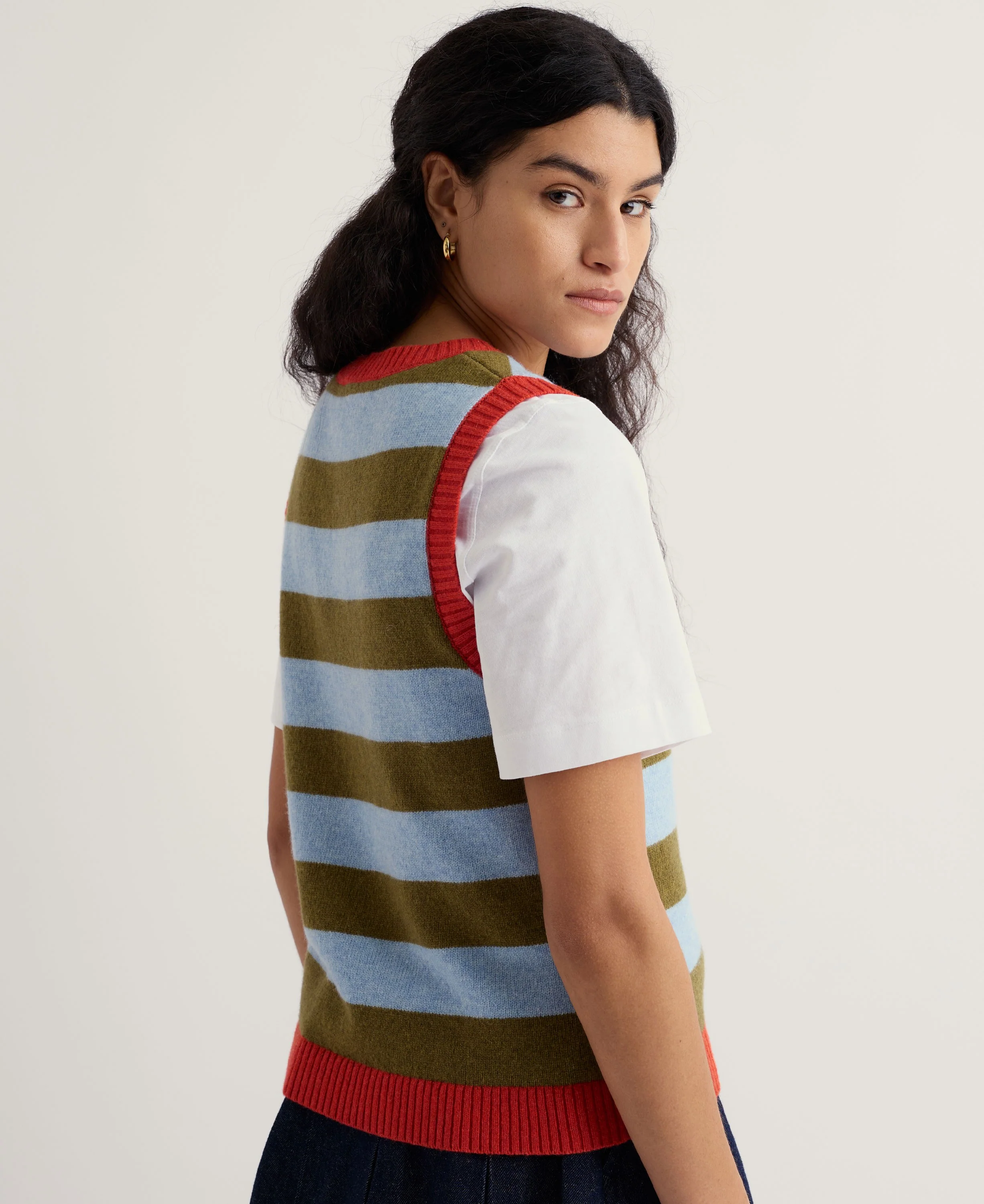Pinwell Vest - Bright Shape Seagrass Mix - Image 4