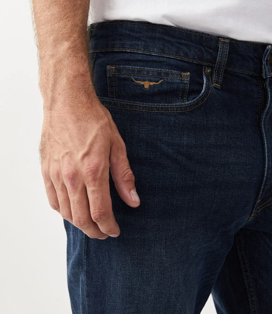 Ramco Stretch Denim Jeans - Medium Wash - Image 5