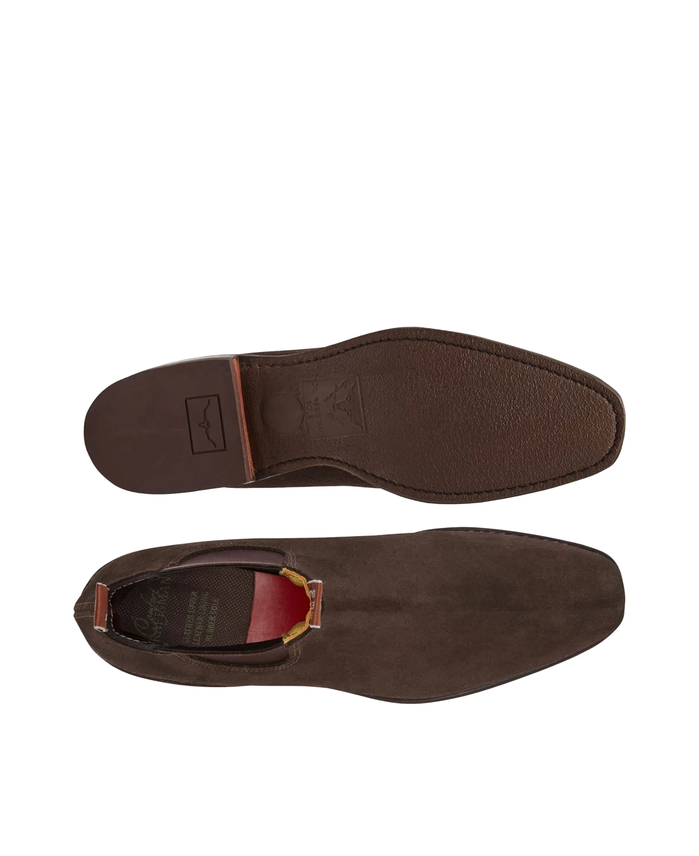Suede Comfort Craftsman Boots - Chocolate - Image 6