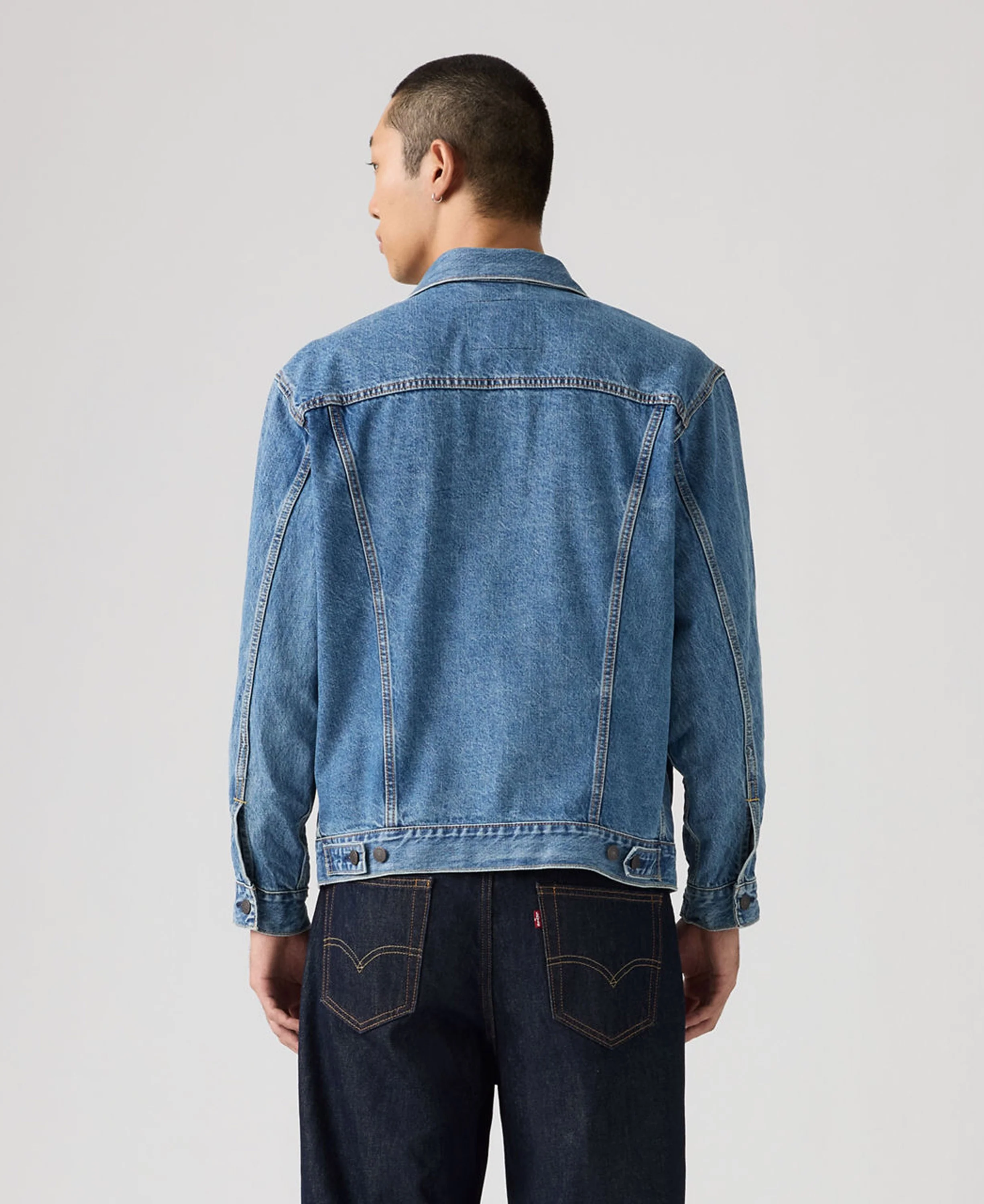 Relaxed Trucker Jacket - Washed Away - Image 3