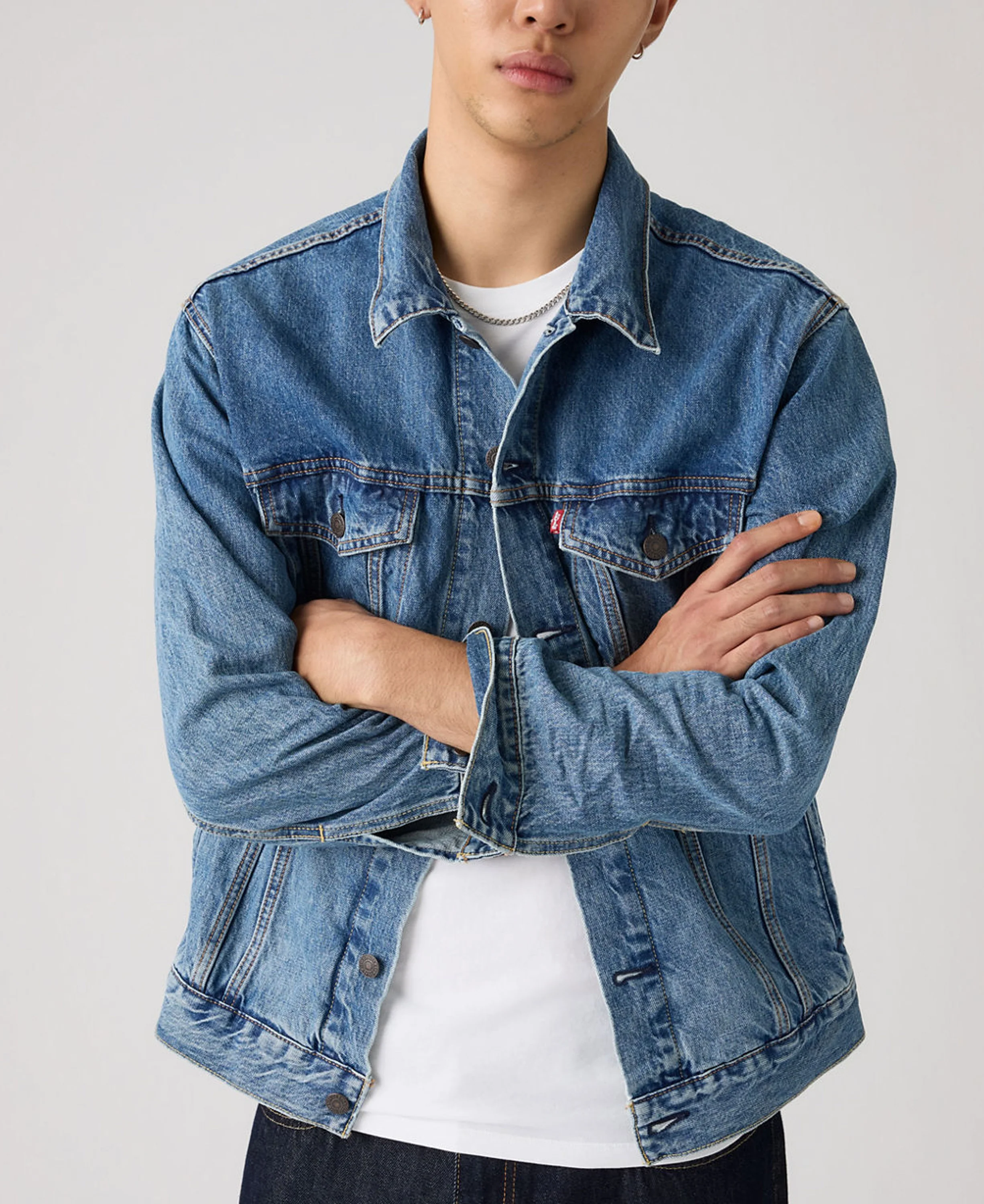 Relaxed Trucker Jacket - Washed Away - Image 5