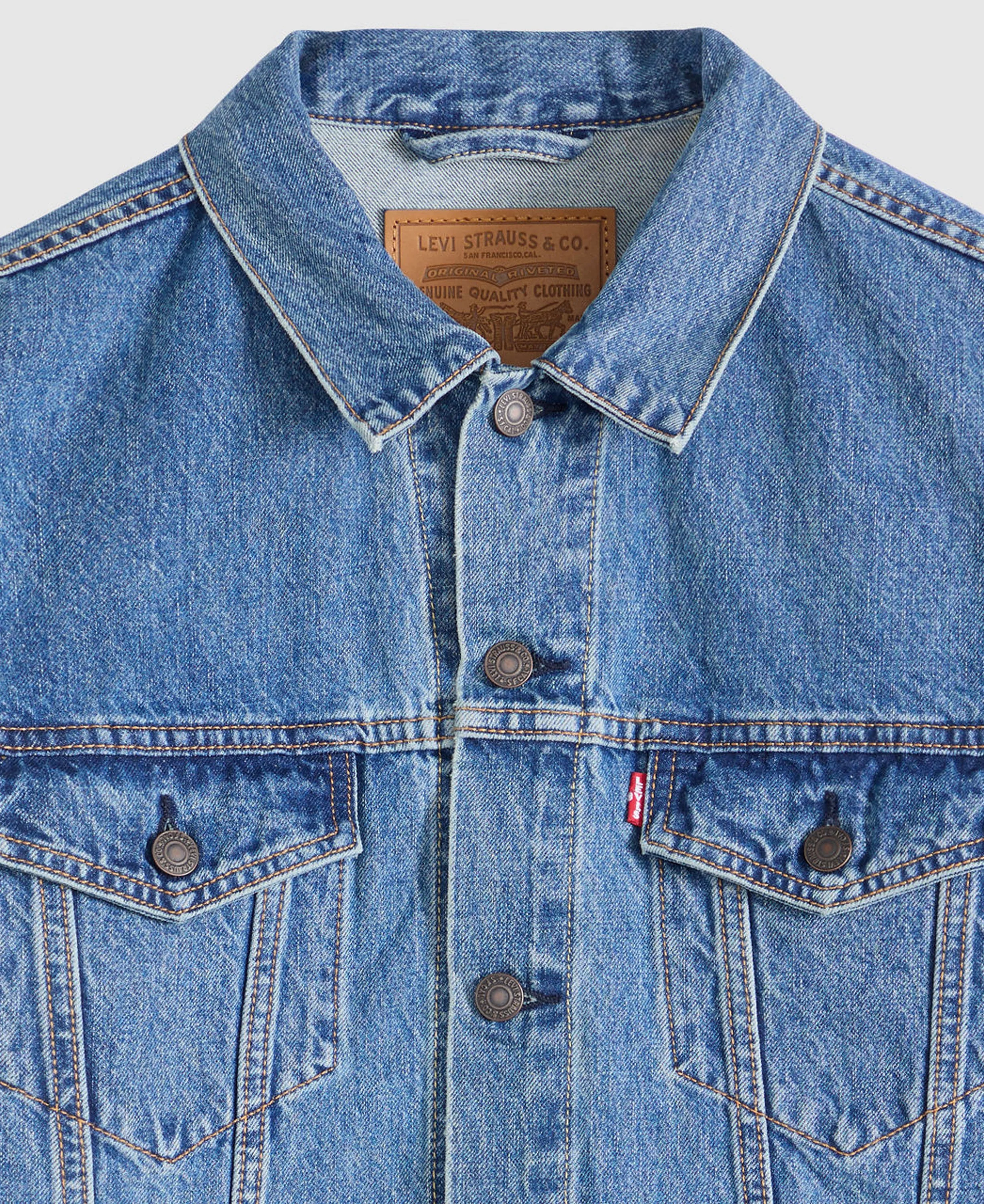 Relaxed Trucker Jacket - Washed Away - Image 6
