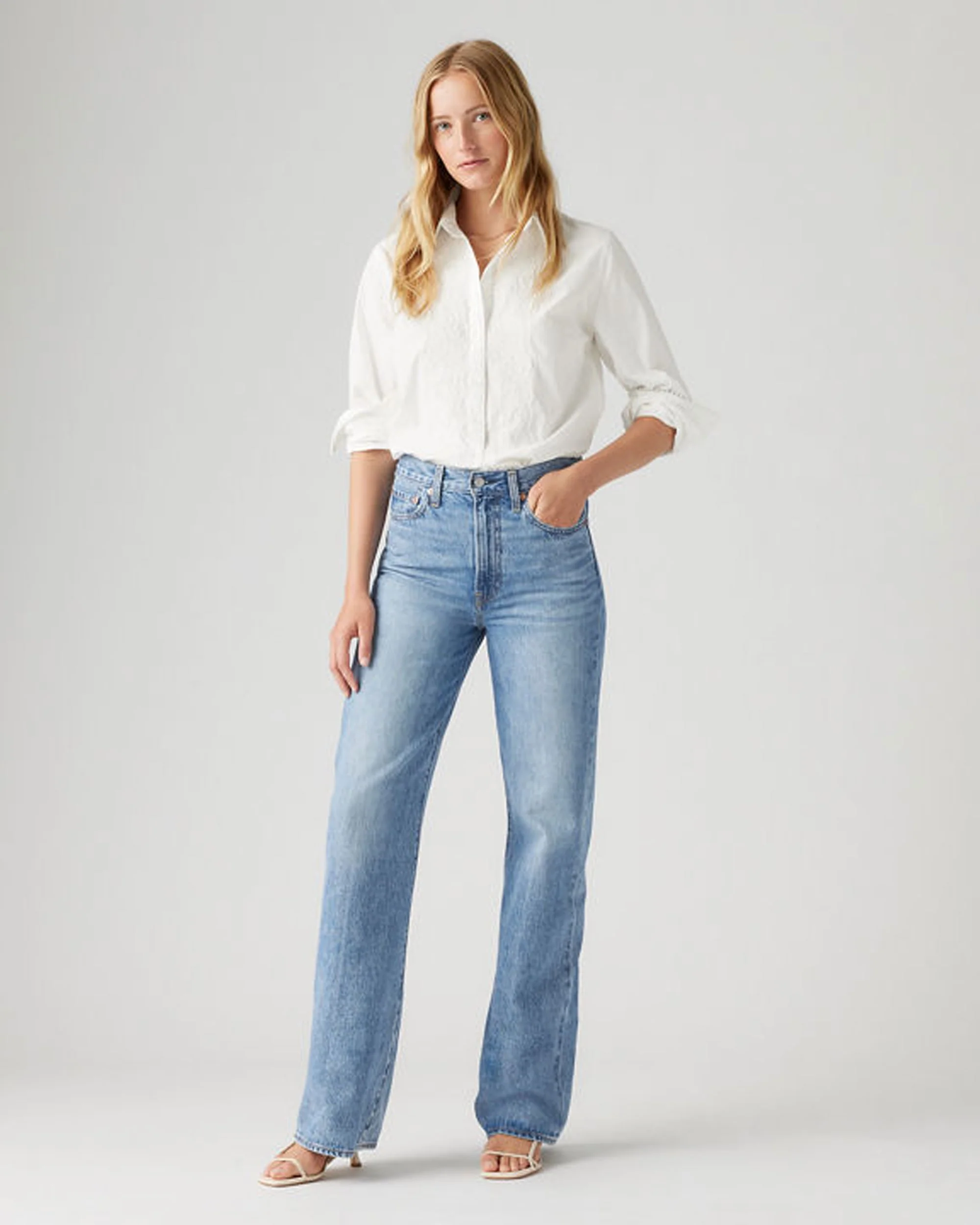 Ribcage Wide Leg Jeans - Not The Same - Image 3