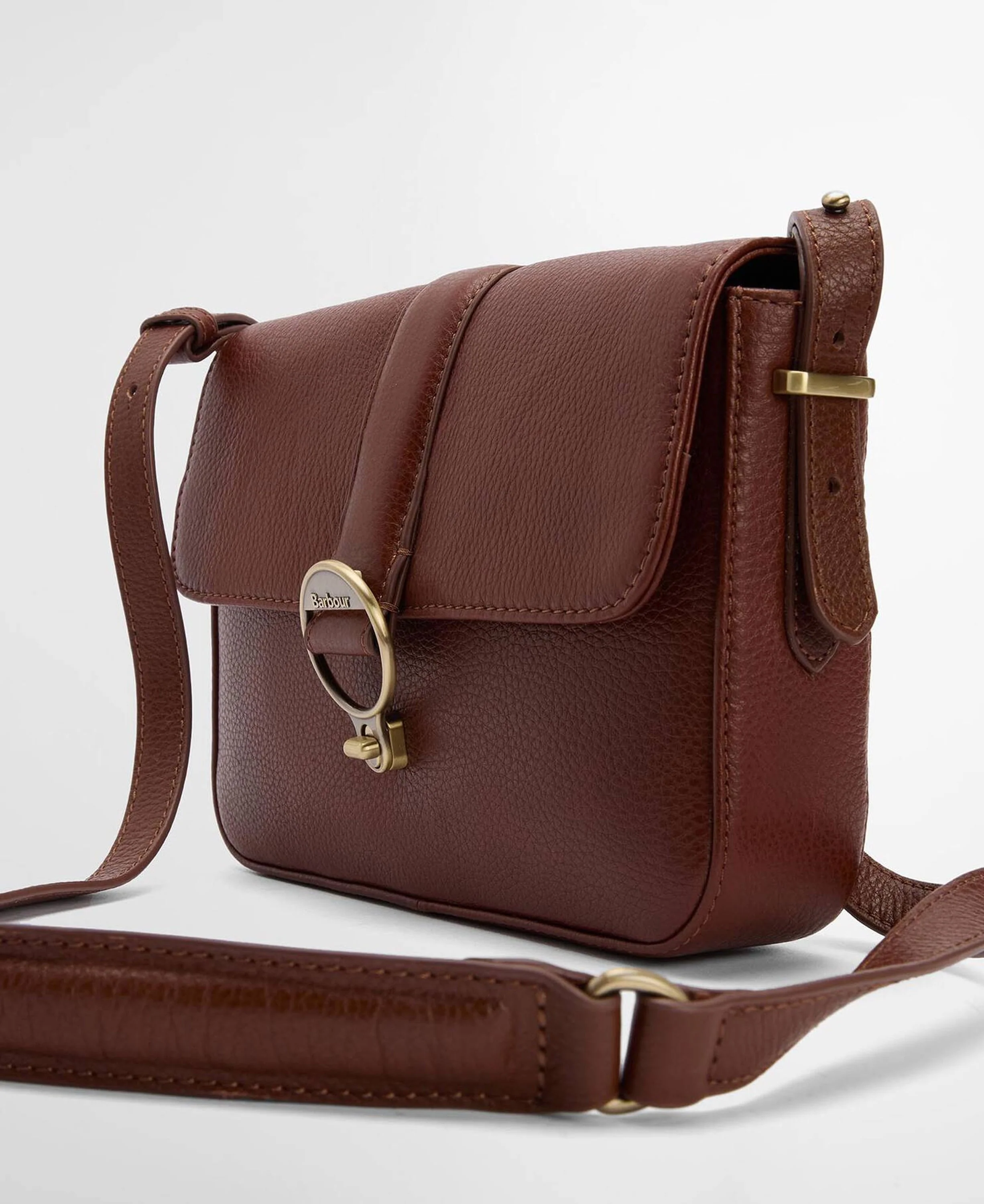 Rosa Leather Crossbody Bag - Brown - Image 6