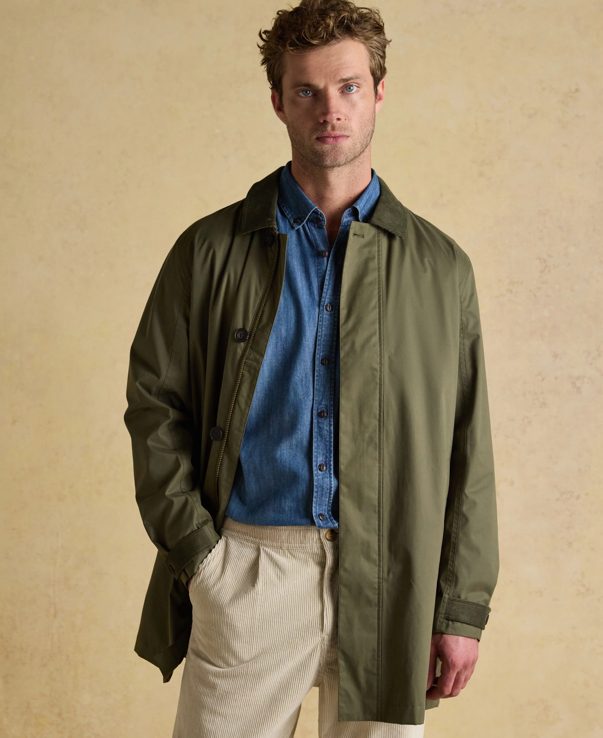 Sandford Waterproof Raincoat - Green - Image 2