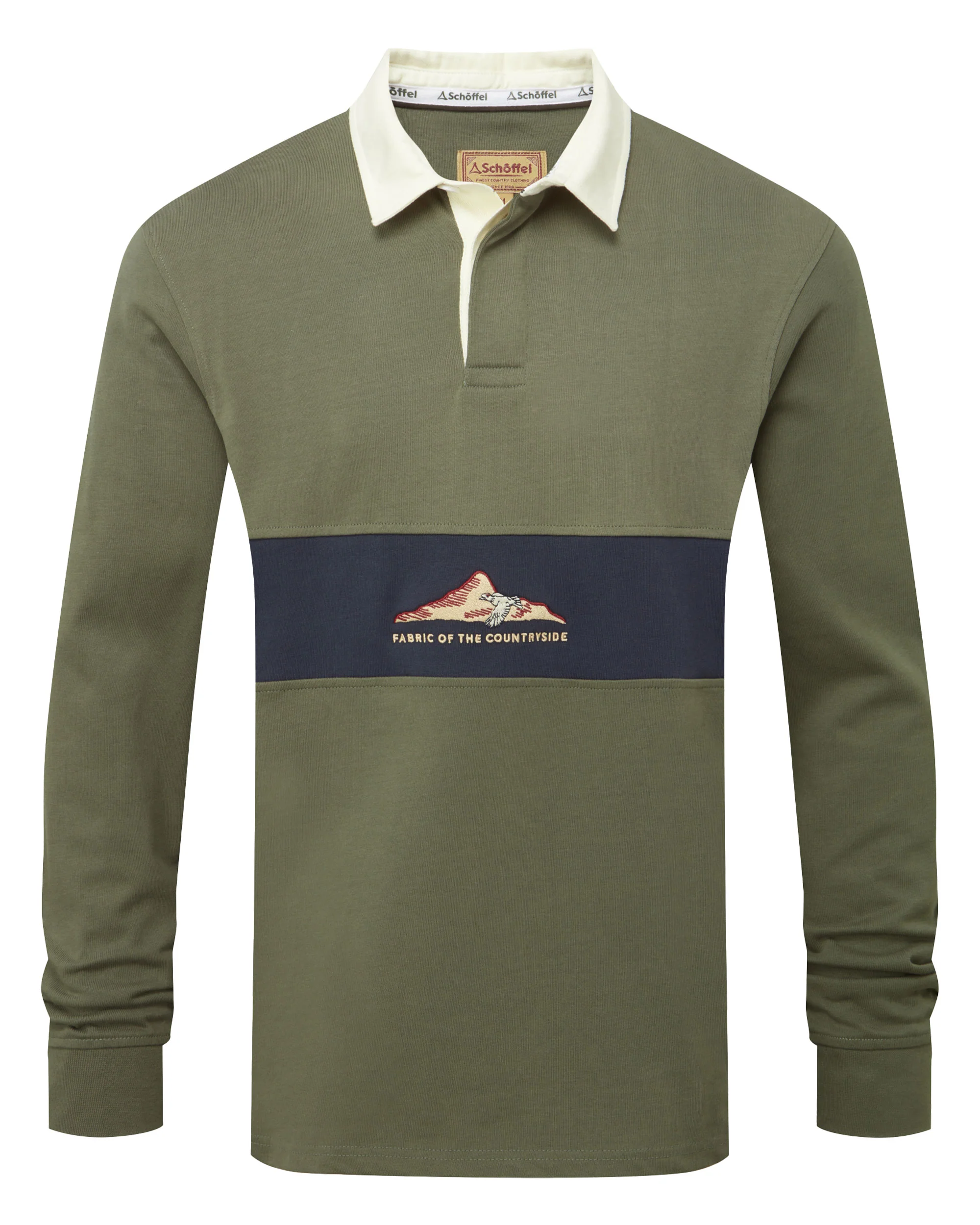 Saunton Rugby Top - Beetle Green