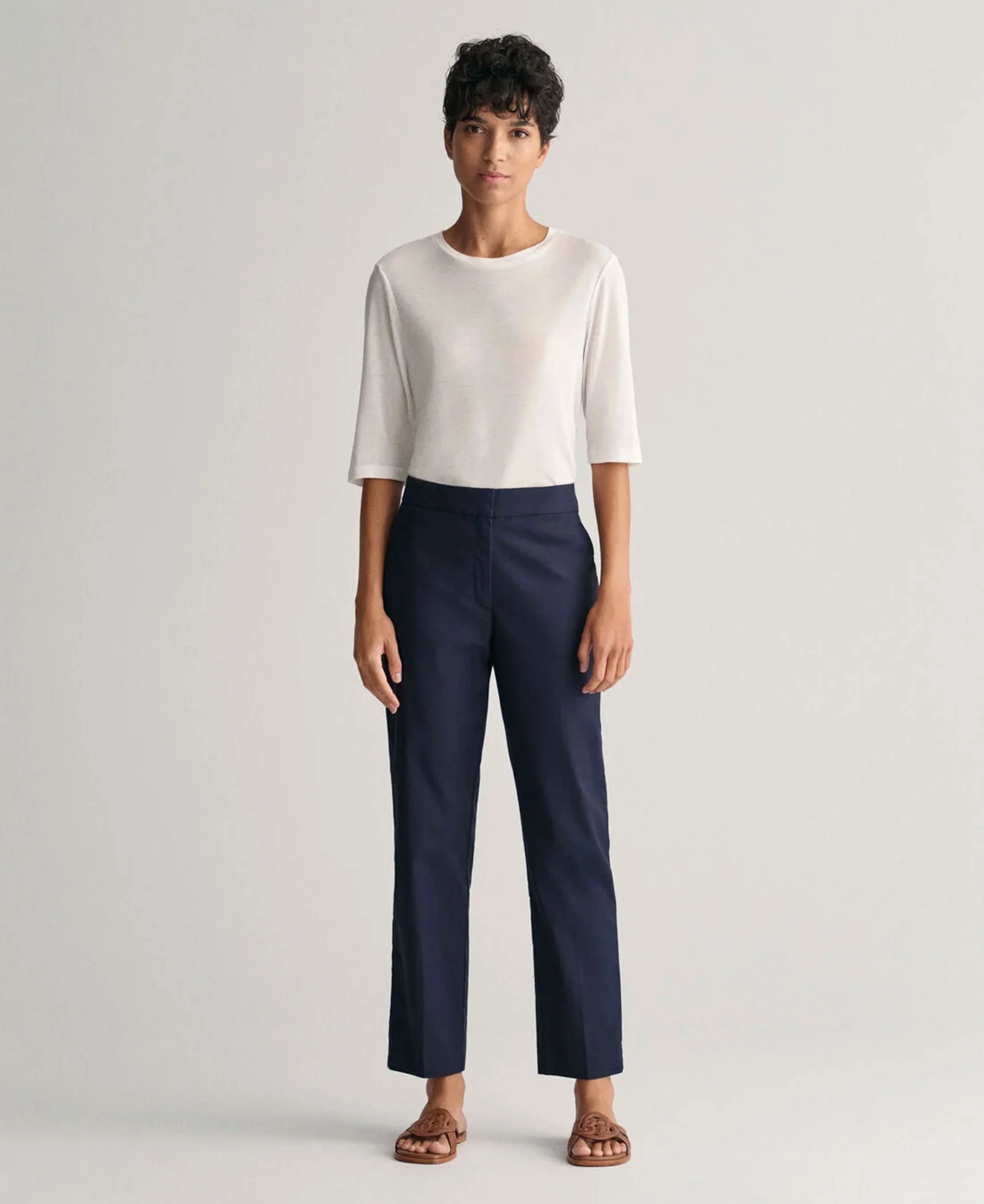 Slim Cigarette Slacks - Evening Blue - Image 2