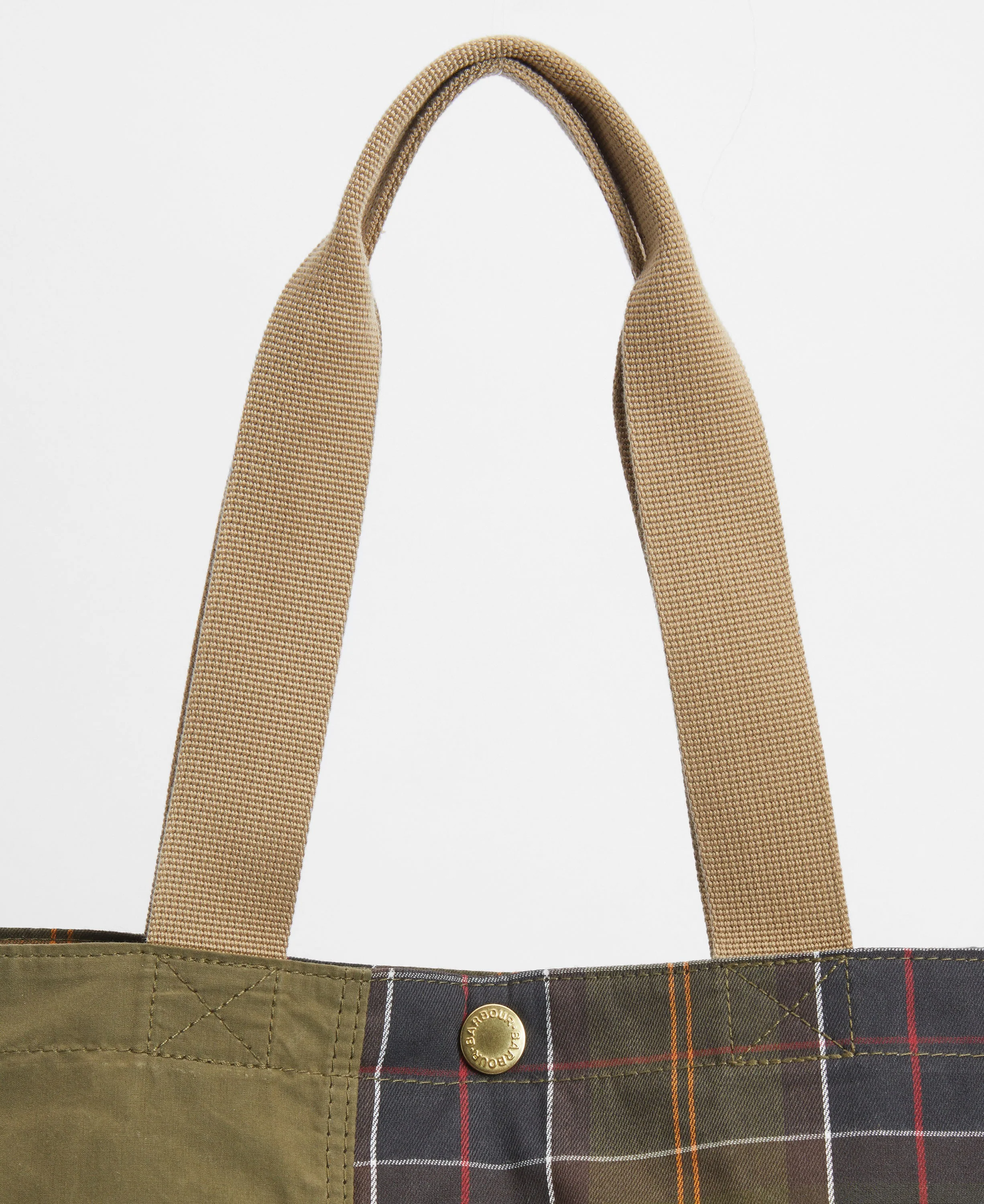 Transport Patchwork Tote Bag - Dusky Green - Image 6