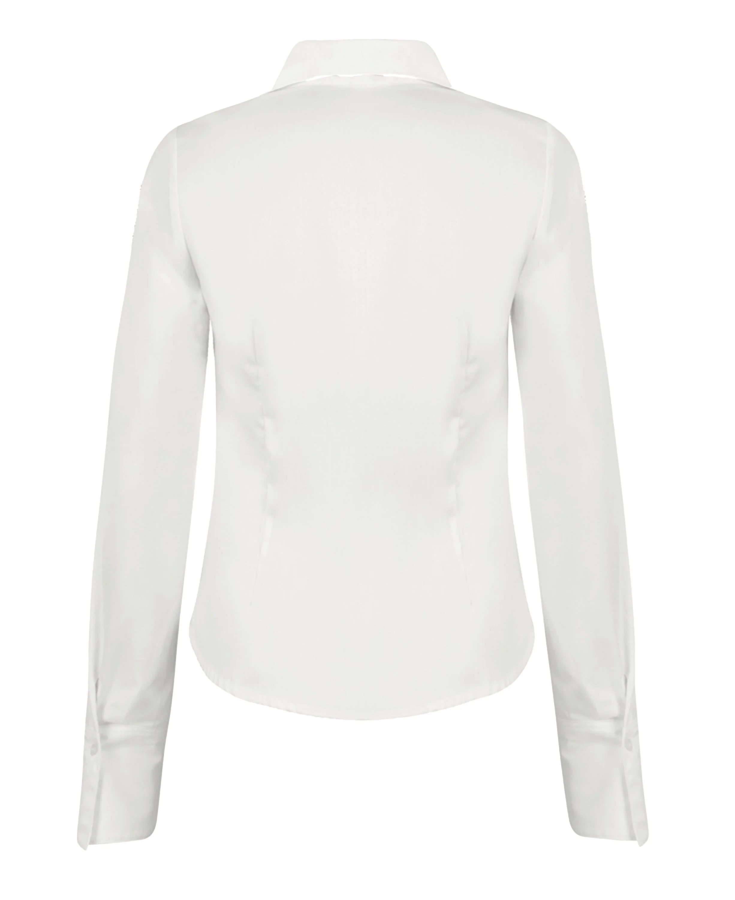 Tulip Shirt - Off White Herringbone - Image 3