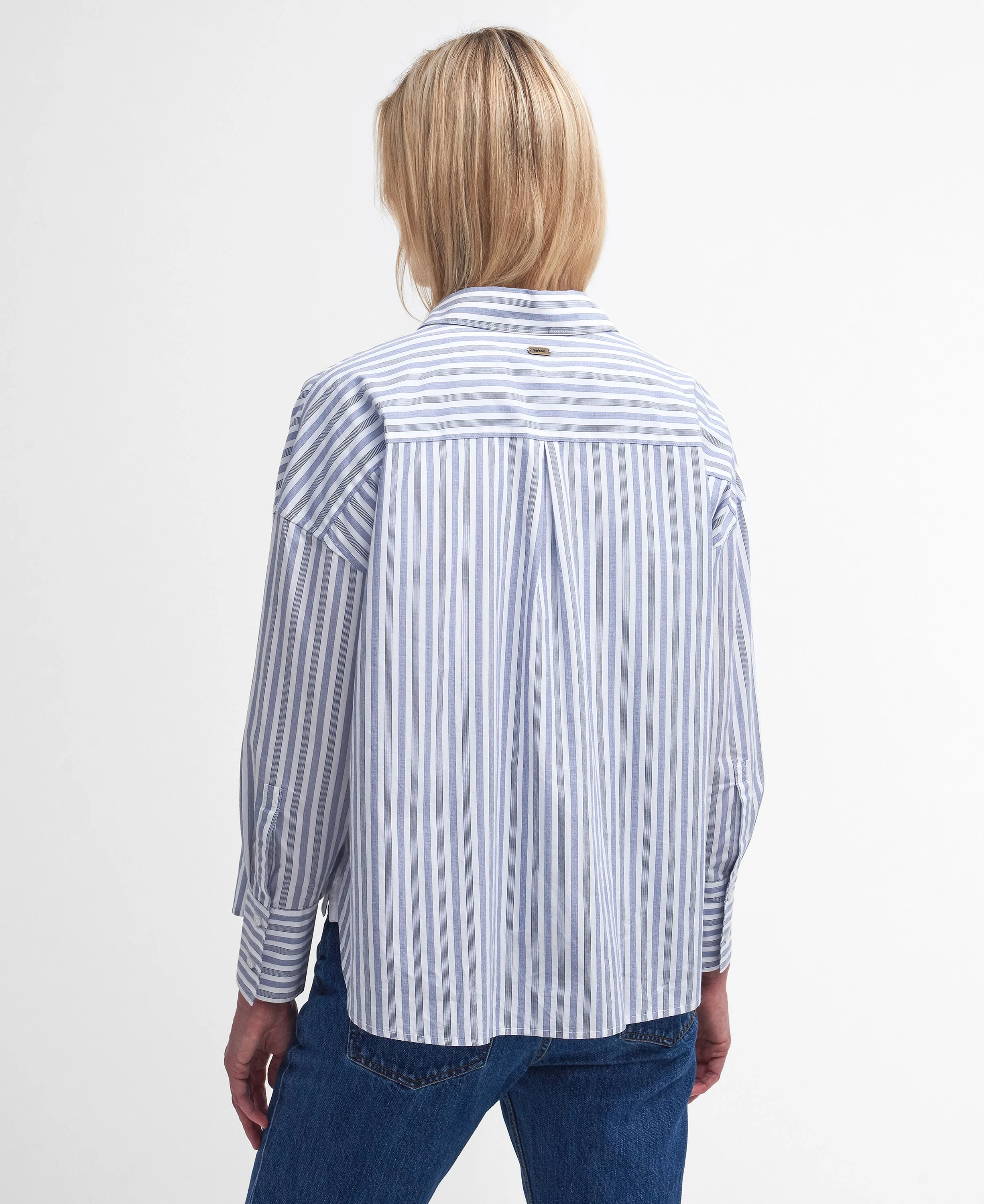 Violetta Shirt - Chambray Stripe - Image 3