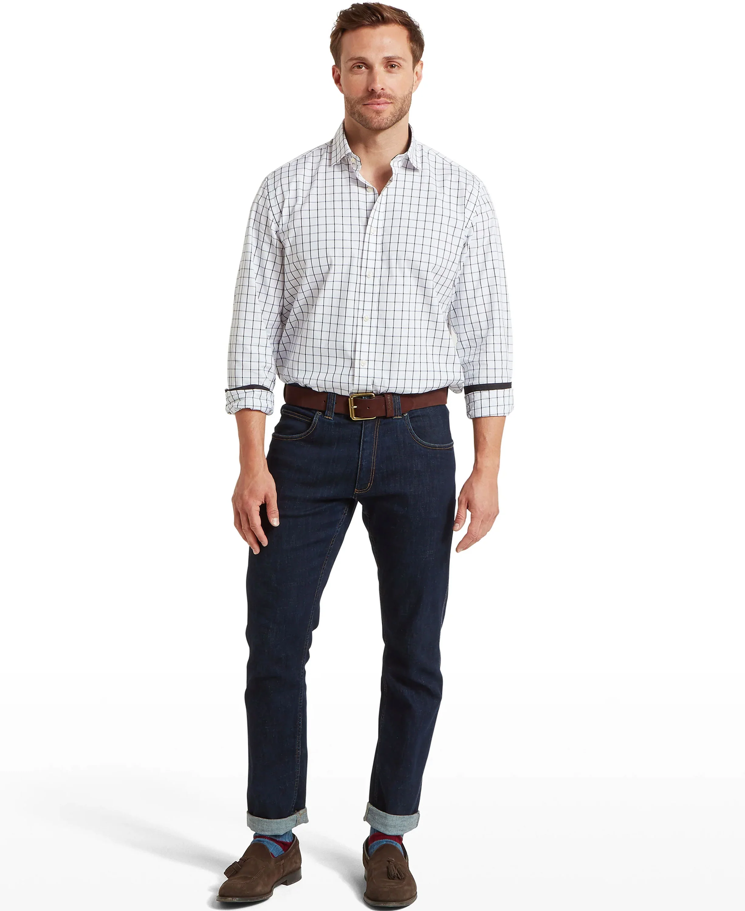 Westminster Classic Shirt - Navy Check - Image 4