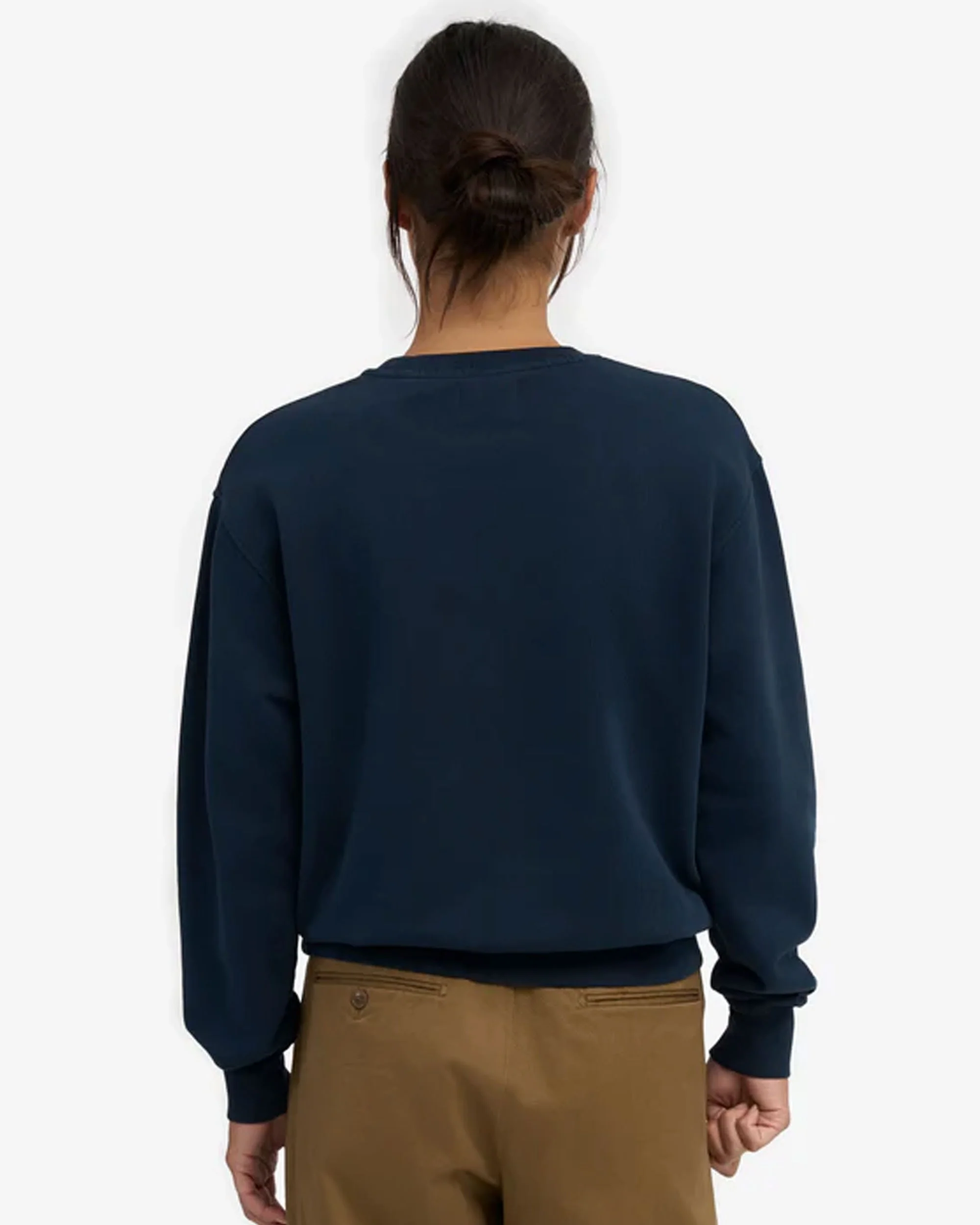 Women Classic Organic Crew - Navy Blue - Image 4