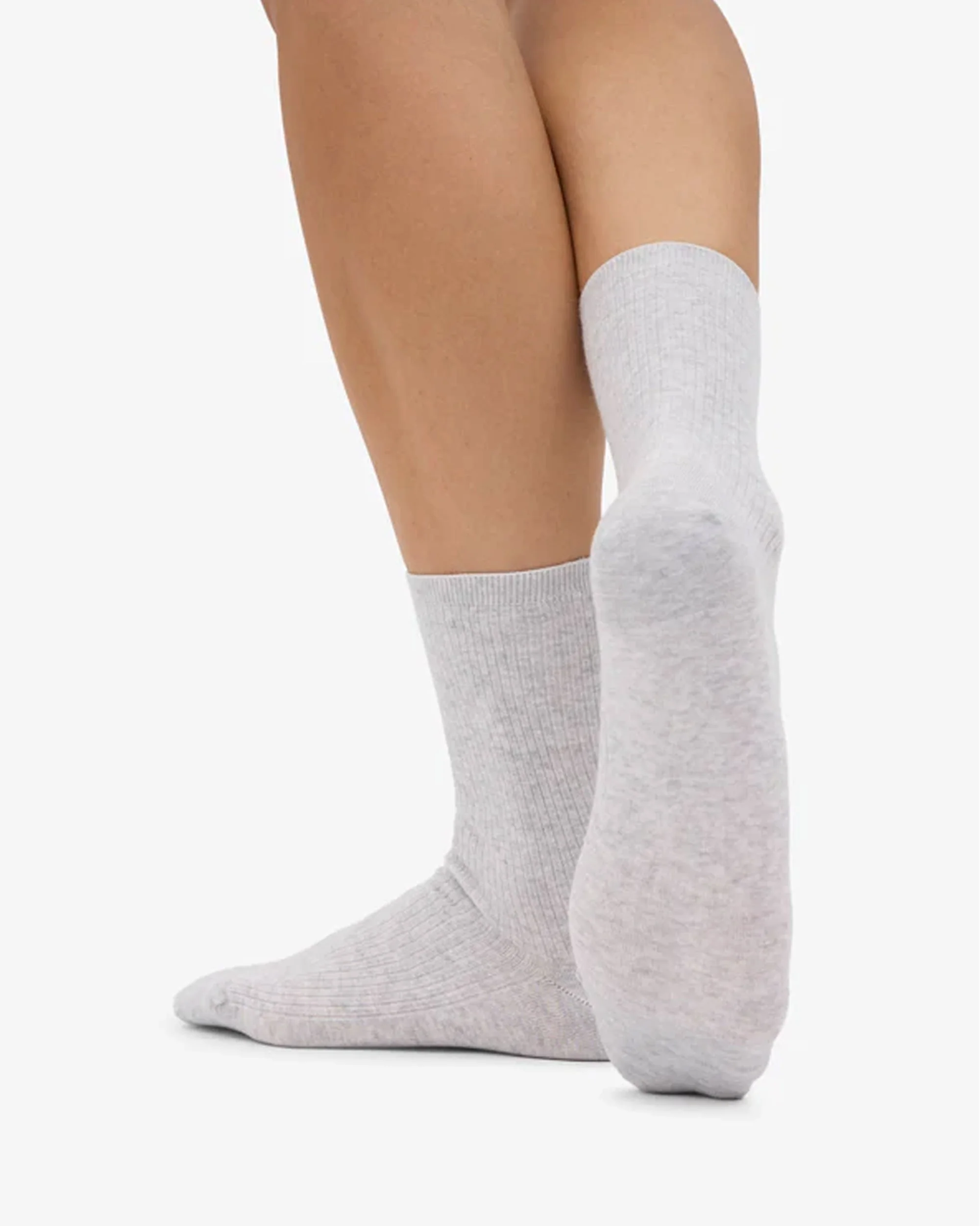 Women Classic Organic Sock - Snow Melange - Image 3