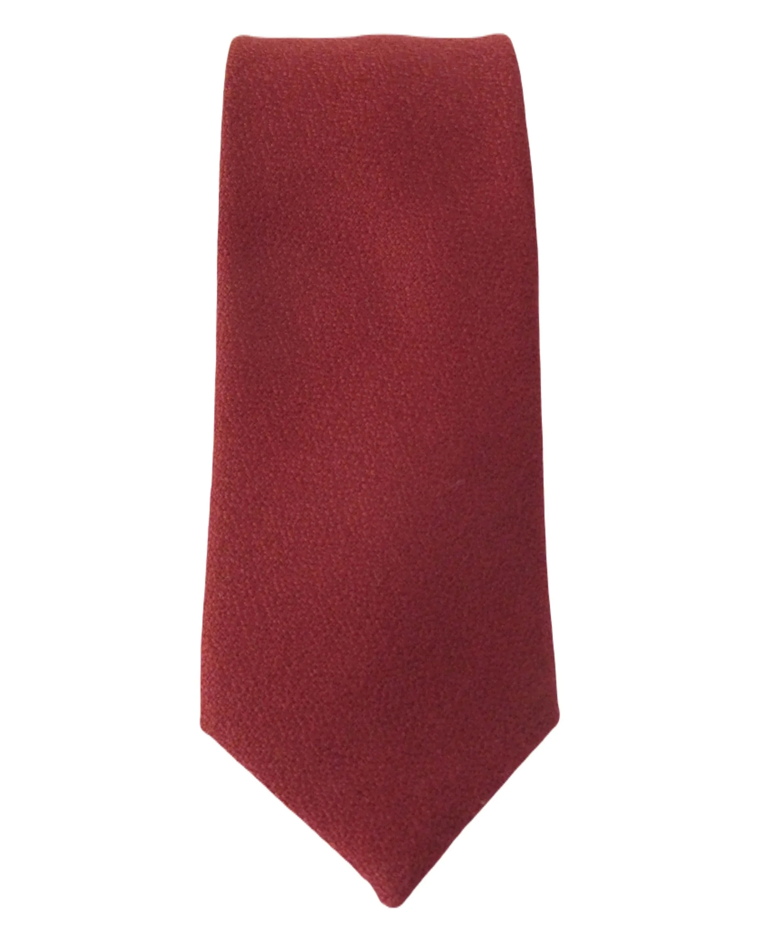 Wool Tie - Wine - Image 2