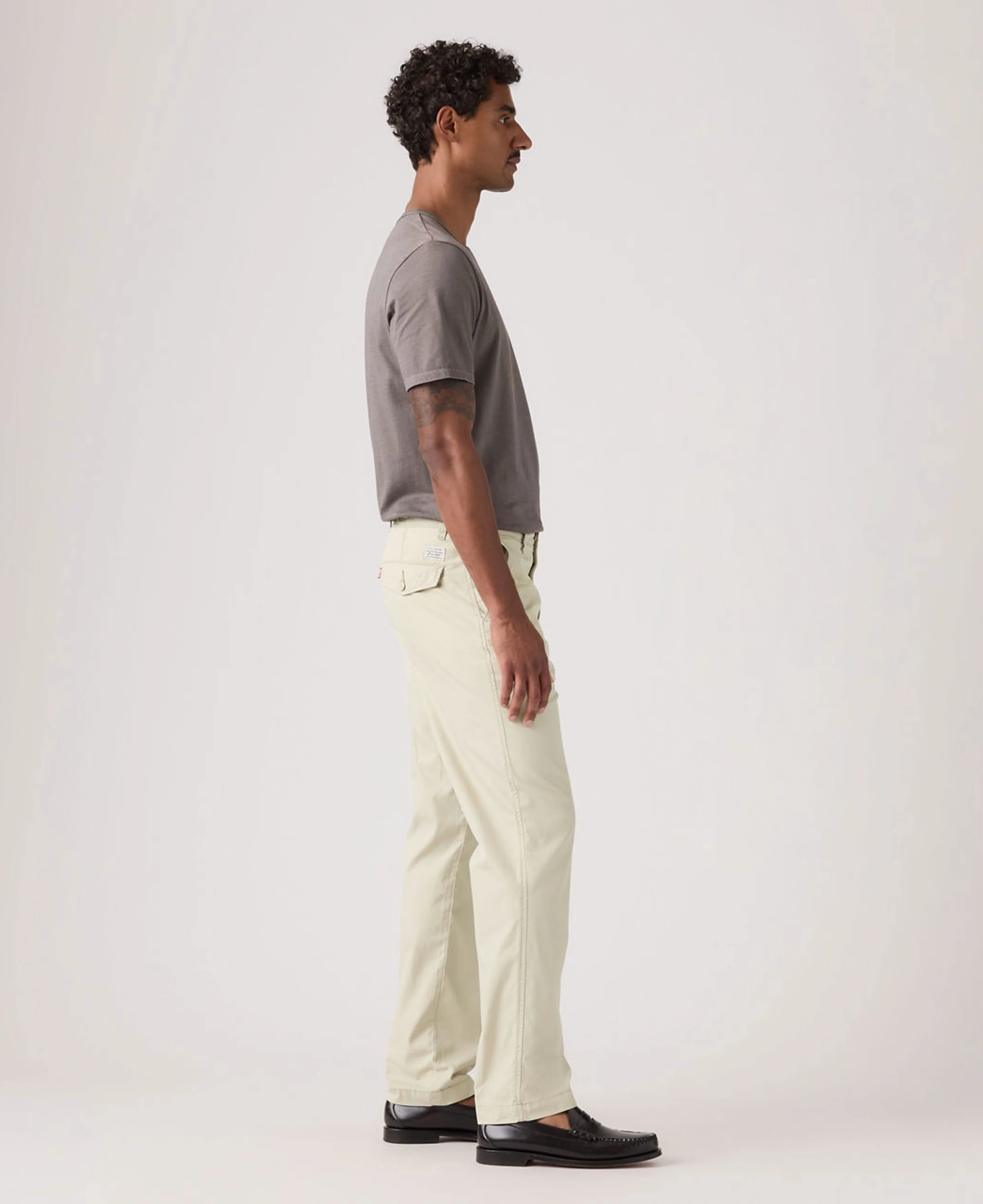 XX Chino Authentic Relaxed Lightweight Pants - Pumice Twill - Image 4