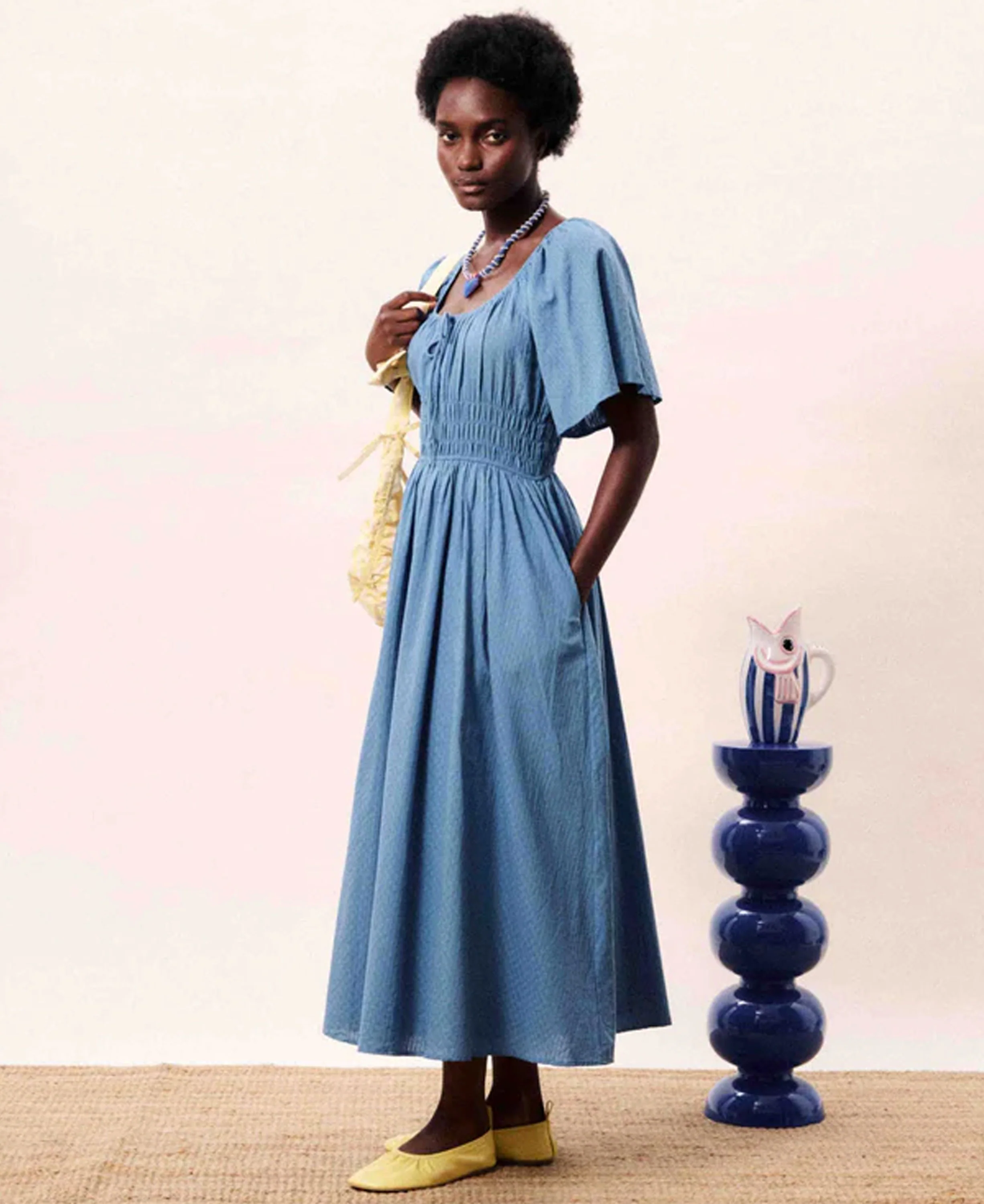 Yemanja Robe - Bleu Jean - Image 3